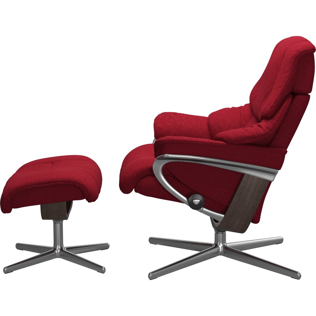 Stressless® Fußhocker »Reno«, mit Cross Base, Größe S, M & L, Holzakzent Wenge