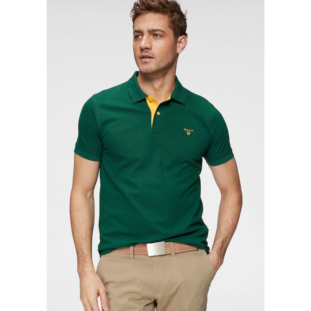 Gant Poloshirt »Contrast Collar PIQ SS Rugger«