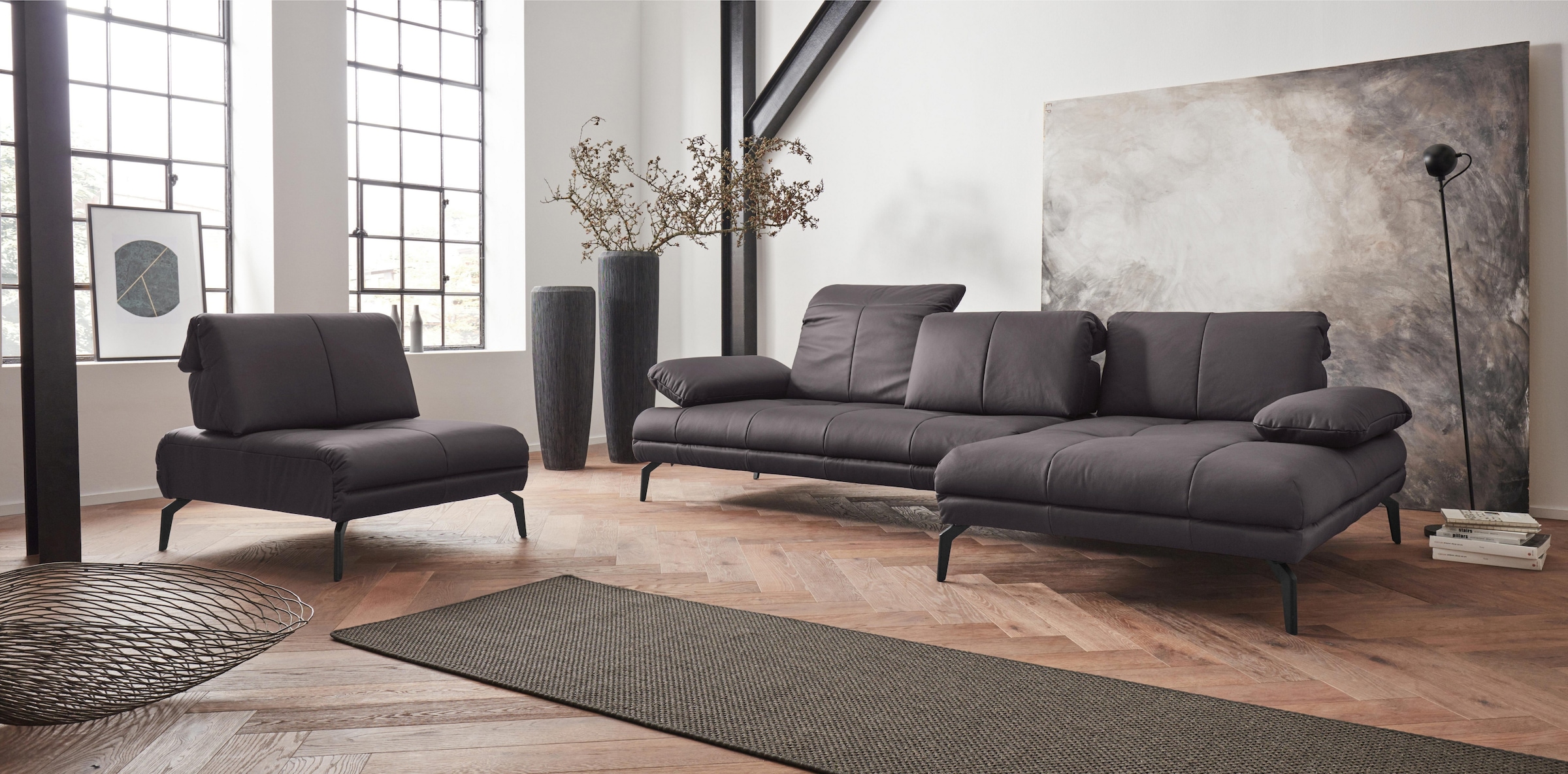 andas Ecksofa "Stenlille Muktifunktionssofa, L-Form", incl. Sitztiefen-, Ko günstig online kaufen