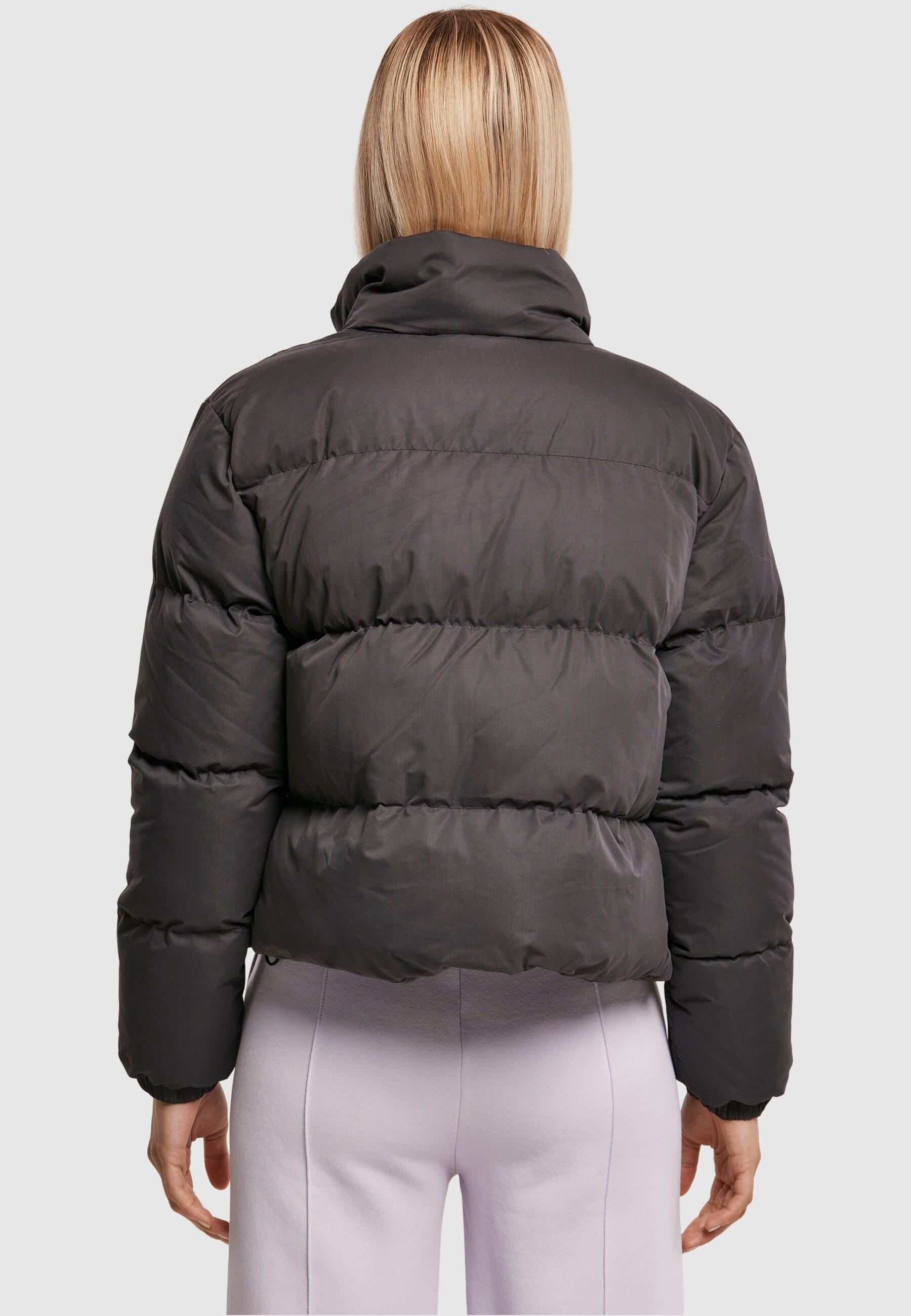 URBAN CLASSICS Winterjacke »Urban Classics Damen Ladies Short Peached Puffer Jacket«, (1 St.), ohne Kapuze