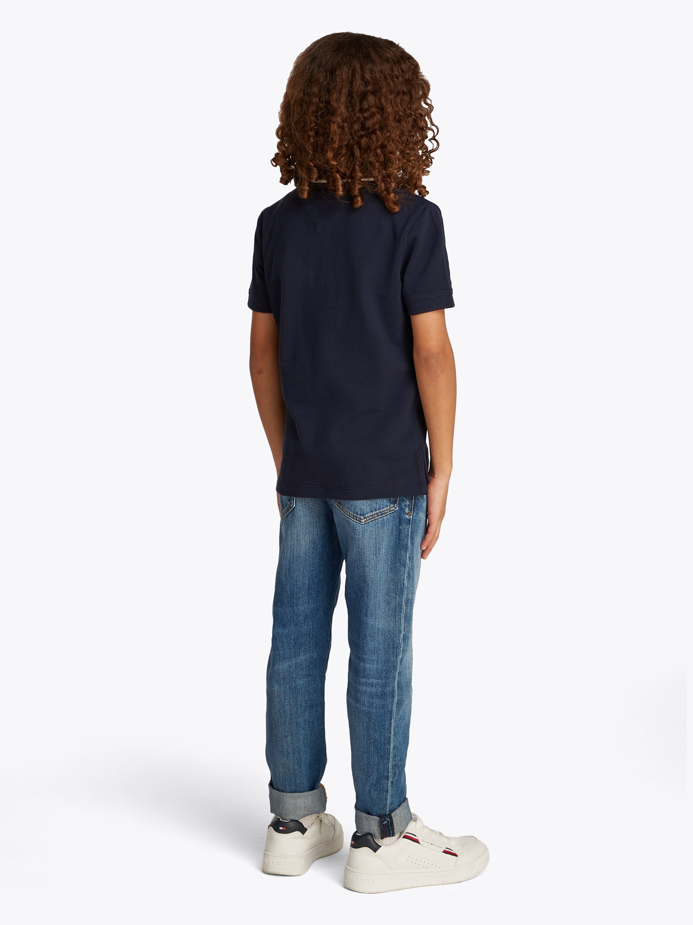 Tommy Hilfiger Poloshirt »TOMMY FLAG HILFIGER POLO REG SS«, mit Logo-Stickerei
