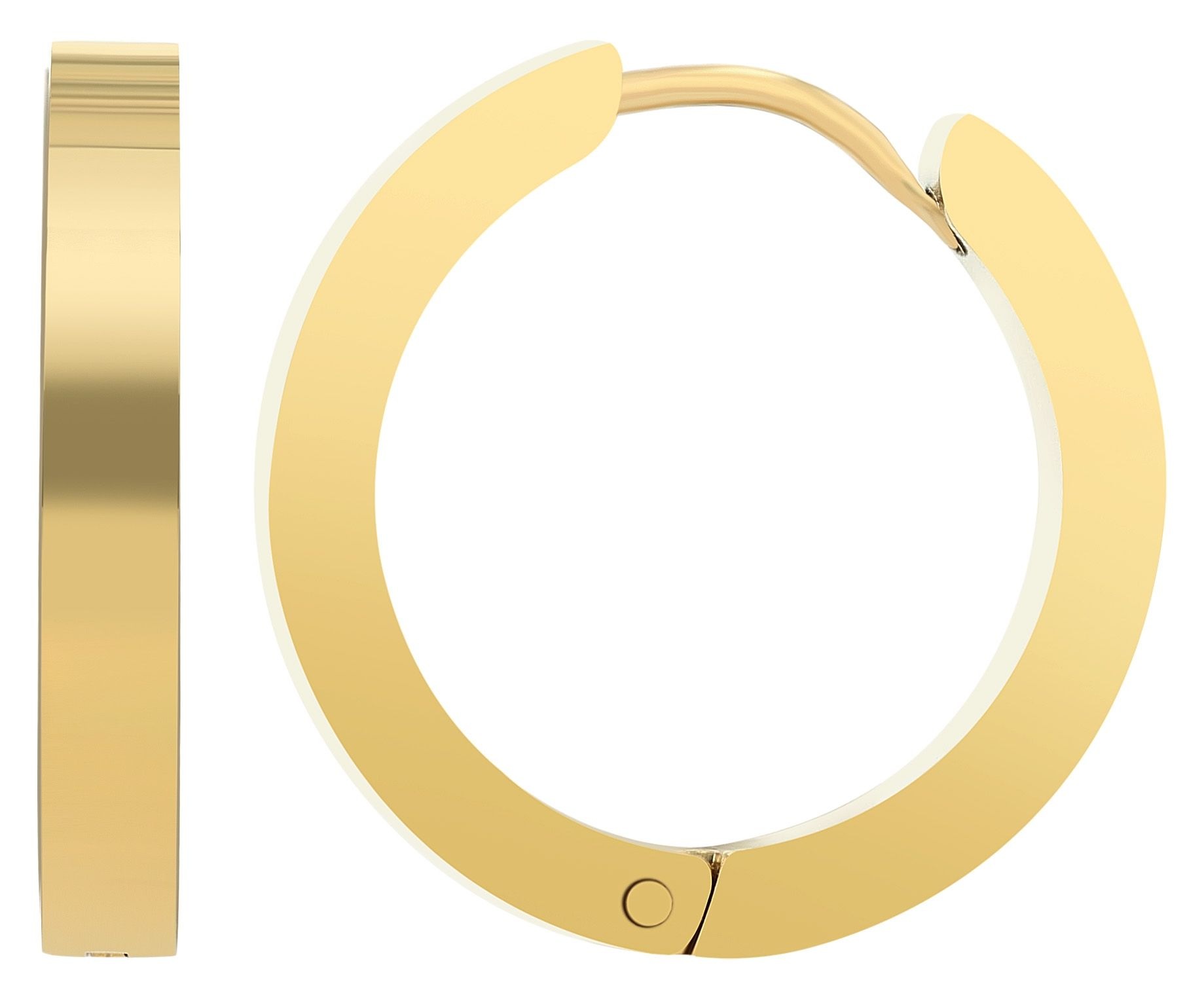 Adelia´s Paar Creolen »Damen Ohrringe – Creole aus Edelstahl« Ideal als Geschenk – dezent und elegant