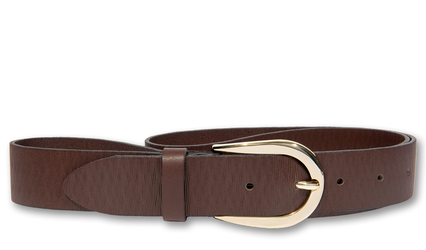 Silbergift Ledergürtel "Ledergürtel mit effektvoll geprägter Oberflächensch günstig online kaufen