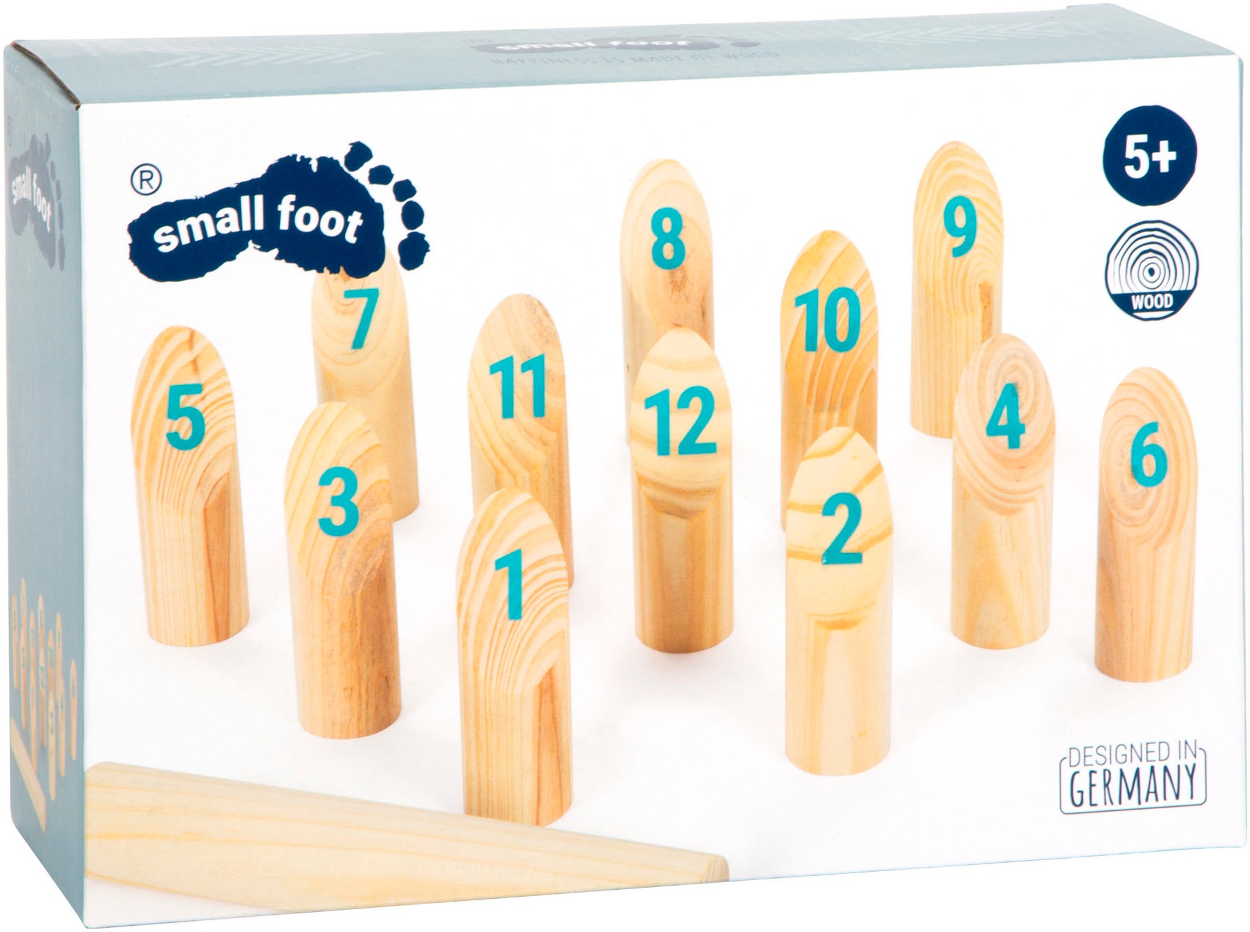 Small Foot Spiel »Wikingerspiel Kubb mit Zahlen, Active«, inkl. Transporttasche