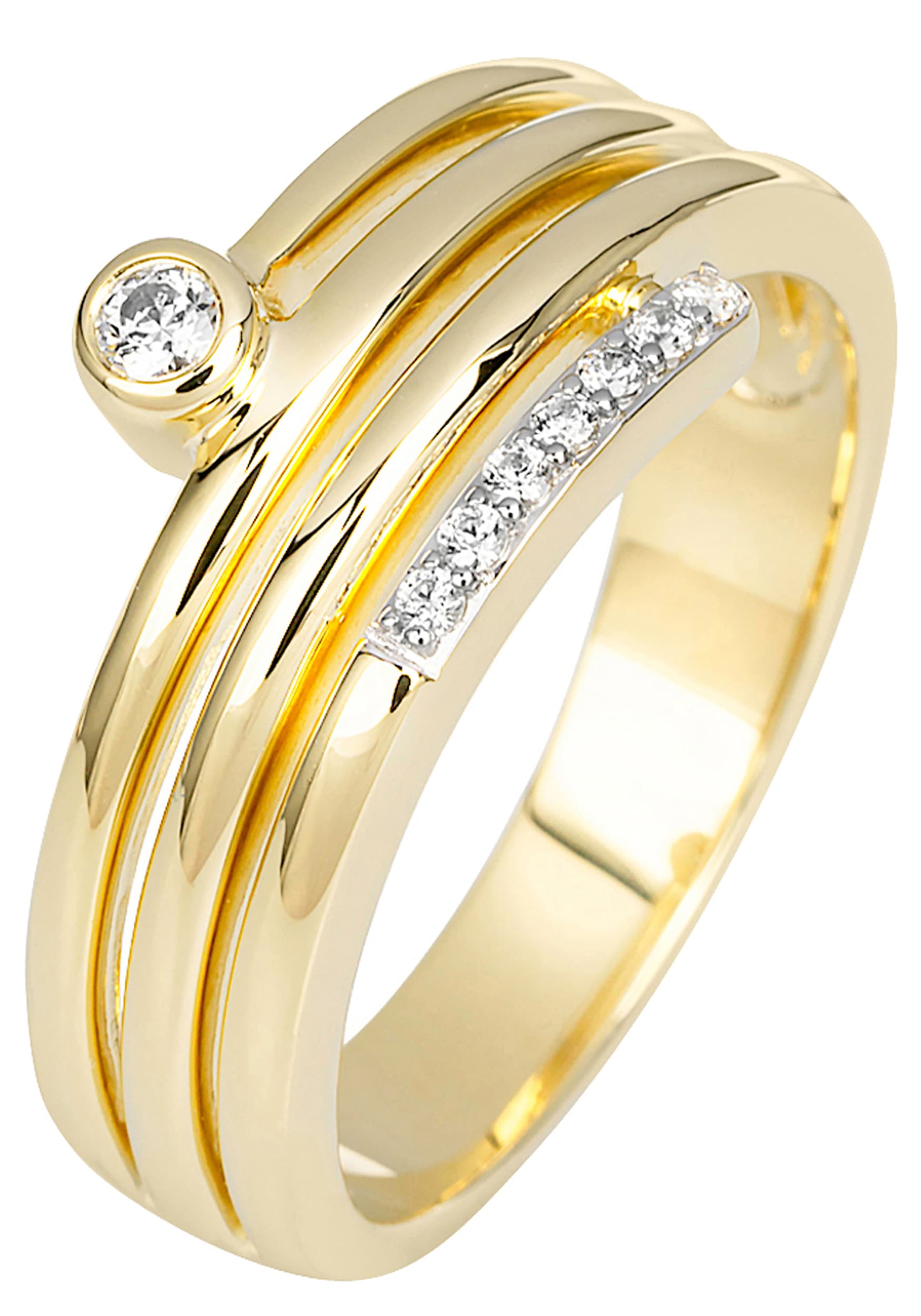 JOBO Fingerring, 585 mit Gold Diamanten | bestellen BAUR 8