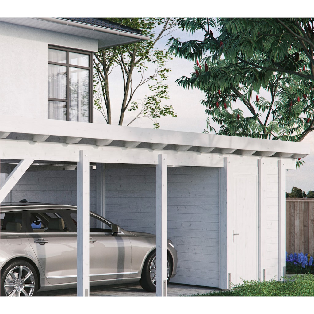 Kiehn-Holz Carport-Geräteraum, nur für Carport KH 330/331, versch. Farben