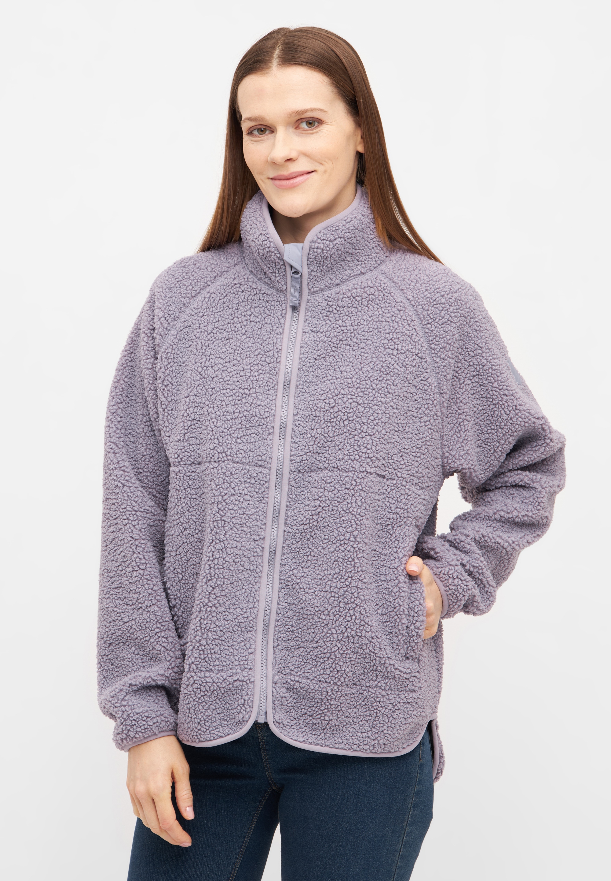 Fleecejacke »Kuschelby«, Kuschelige Damen Fleece Jacke aus nachhaltigen Materialien