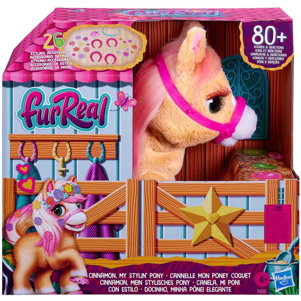 Hasbro Kuscheltier »furReal, Cinnamon, Mein stylisches Pony«