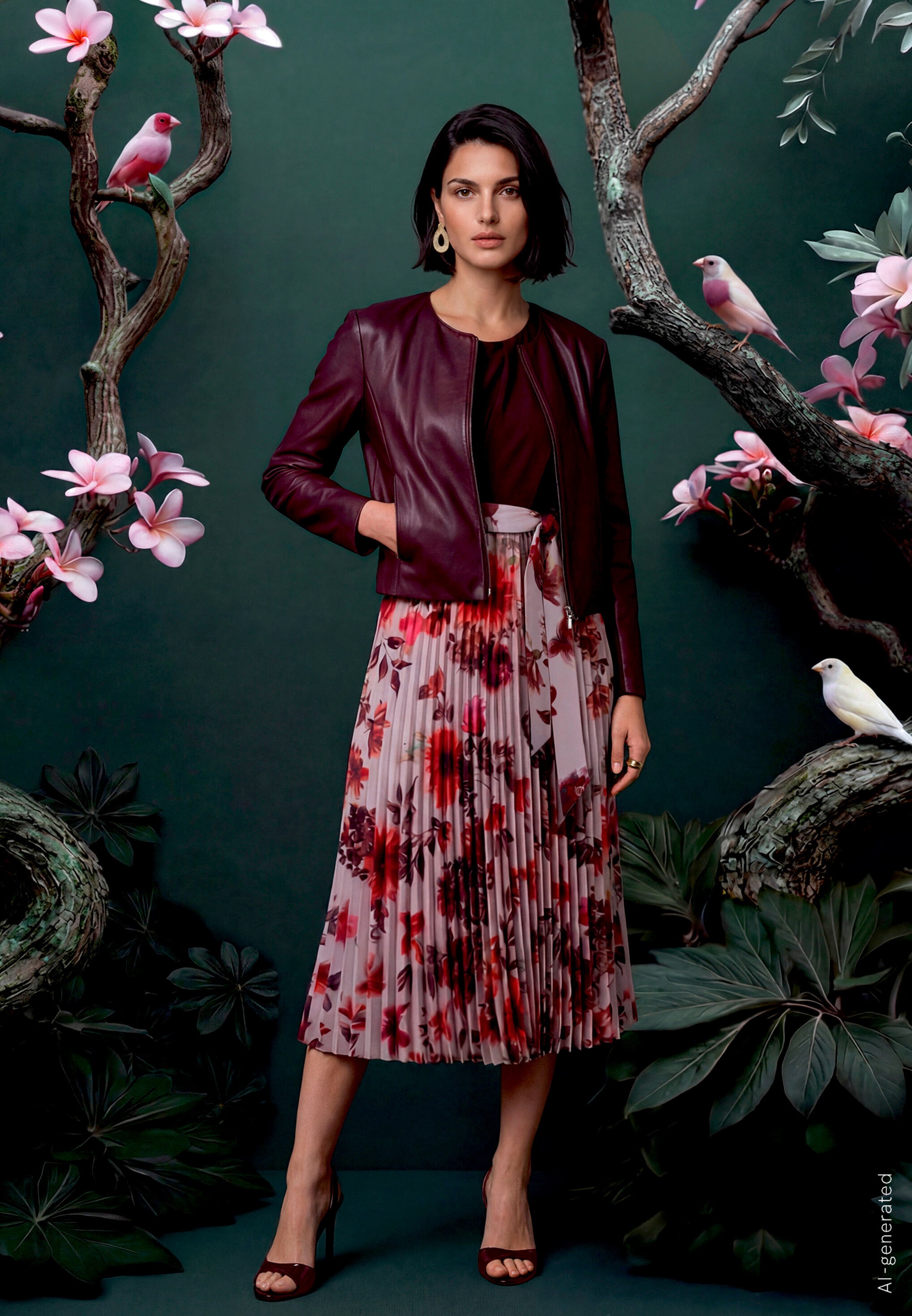 Vera Mont Cocktailkleid »Damen mit Plissee« Ohne Tasche