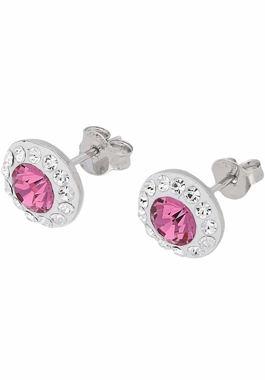 Firetti Paar Ohrstecker »Schmuck Geschenk Silber 925 Ohrschmuck pink &  weiß«, zu Kleid, Shirt, Jeans, Sneaker! Anlass Geburtstag Weihnachten für  bestellen | BAUR