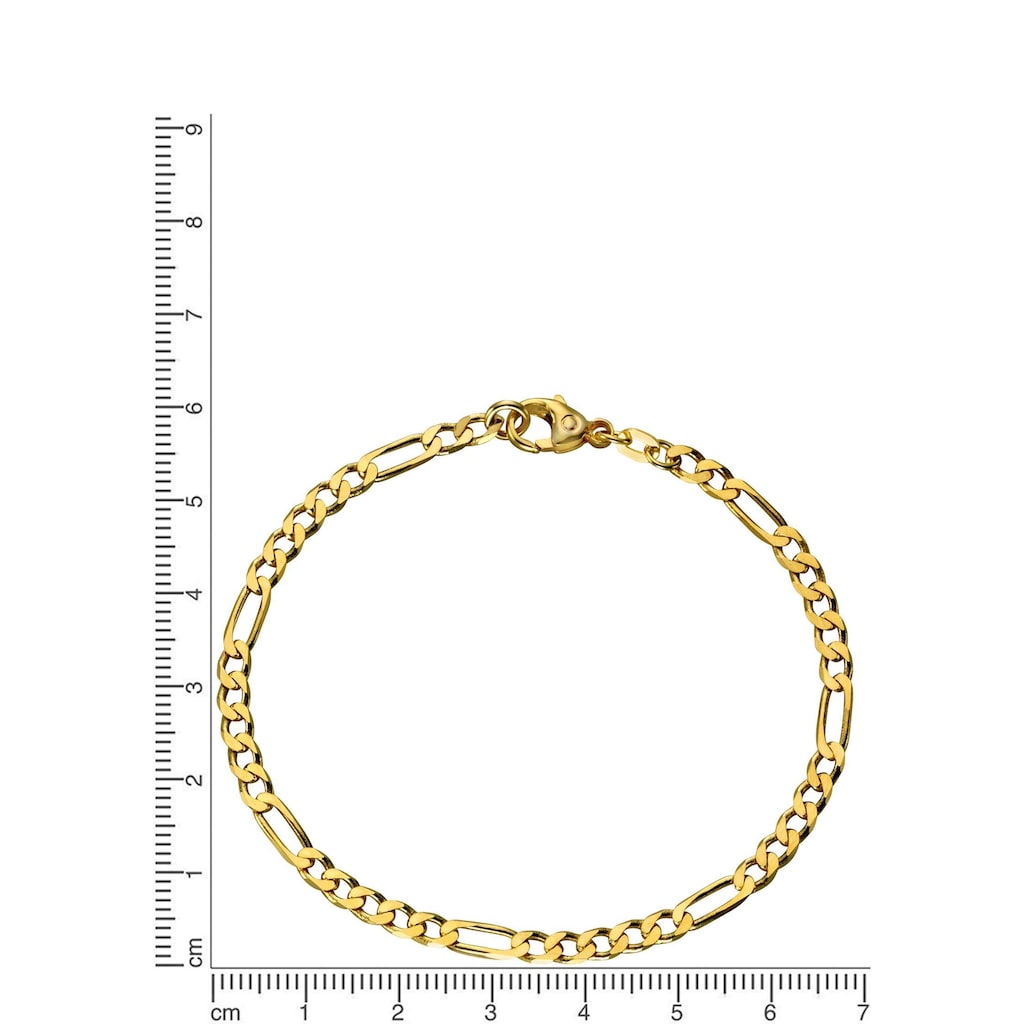 Firetti Goldarmband »Schmuck Geschenk Gold 333 Figrokettengliederung, 3,4 mm«, Made in Germany