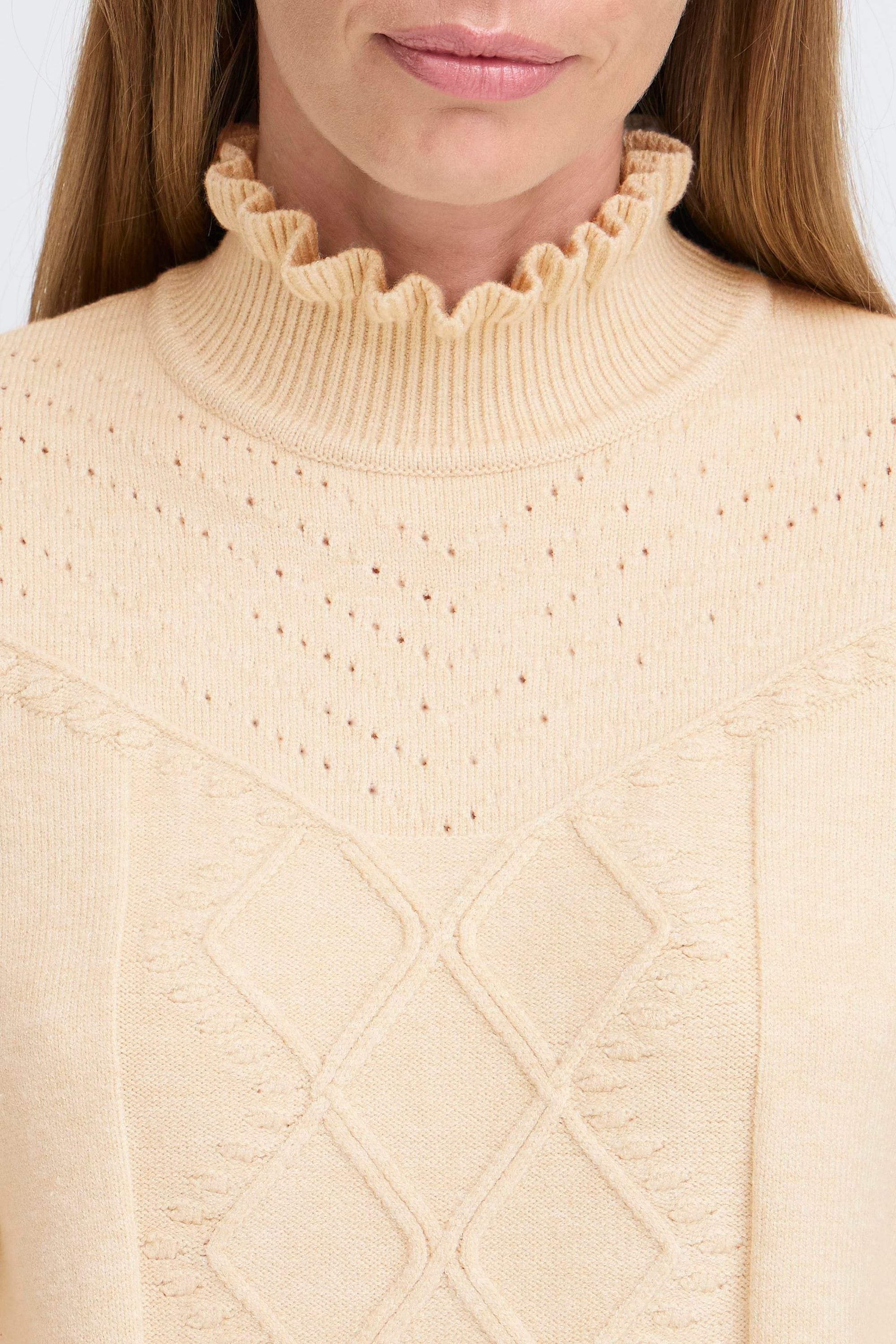 OXMO Strickfleece-Pullover »Strickpullover OXBMMNERA ONECK JUMPER«