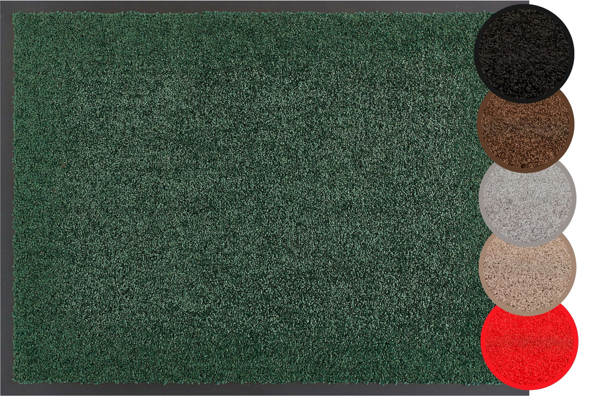 Andiamo Fußmatte »Verdi, Made in Netherlands«, rechteckig, 6 mm Höhe, Schmutzfangmatte, auch für überdachten Außenbereich geeignet, waschbar