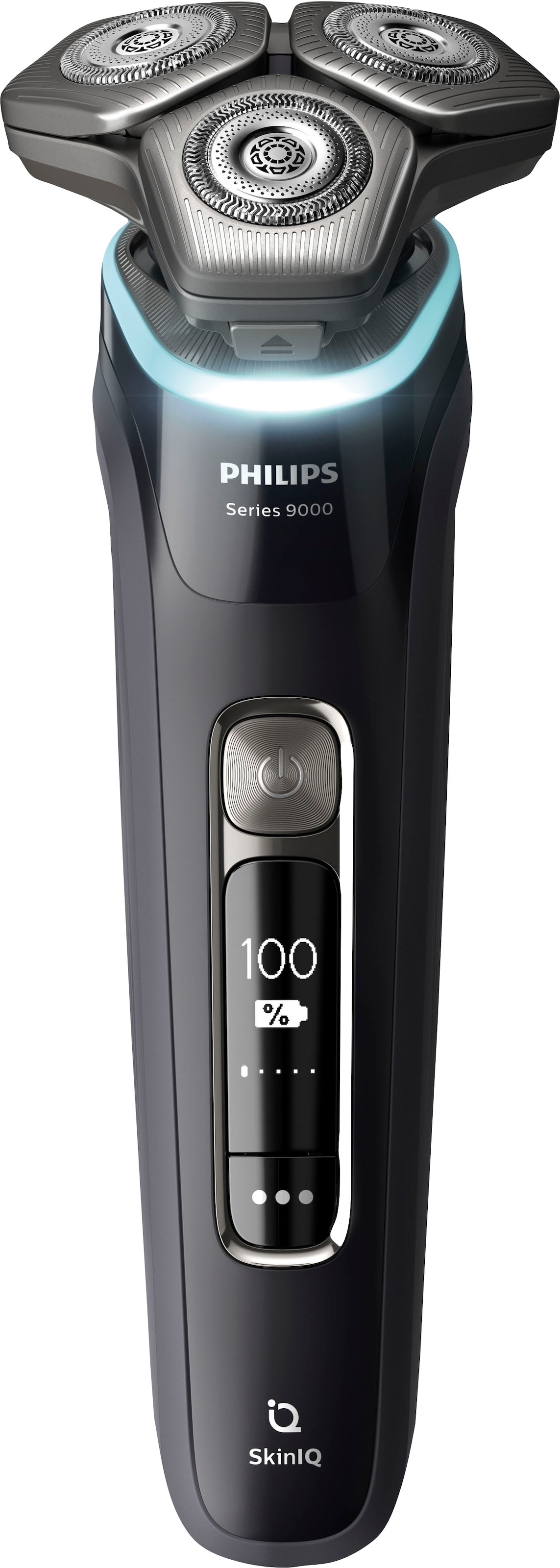 Philips Elektrorasierer »Shaver | 2 Series Technologie Etui, integrierter SkinIQ Präzisionstrimmer, Ladestand, 9000 S9976/55«, mit Reinigungskartuschen, BAUR
