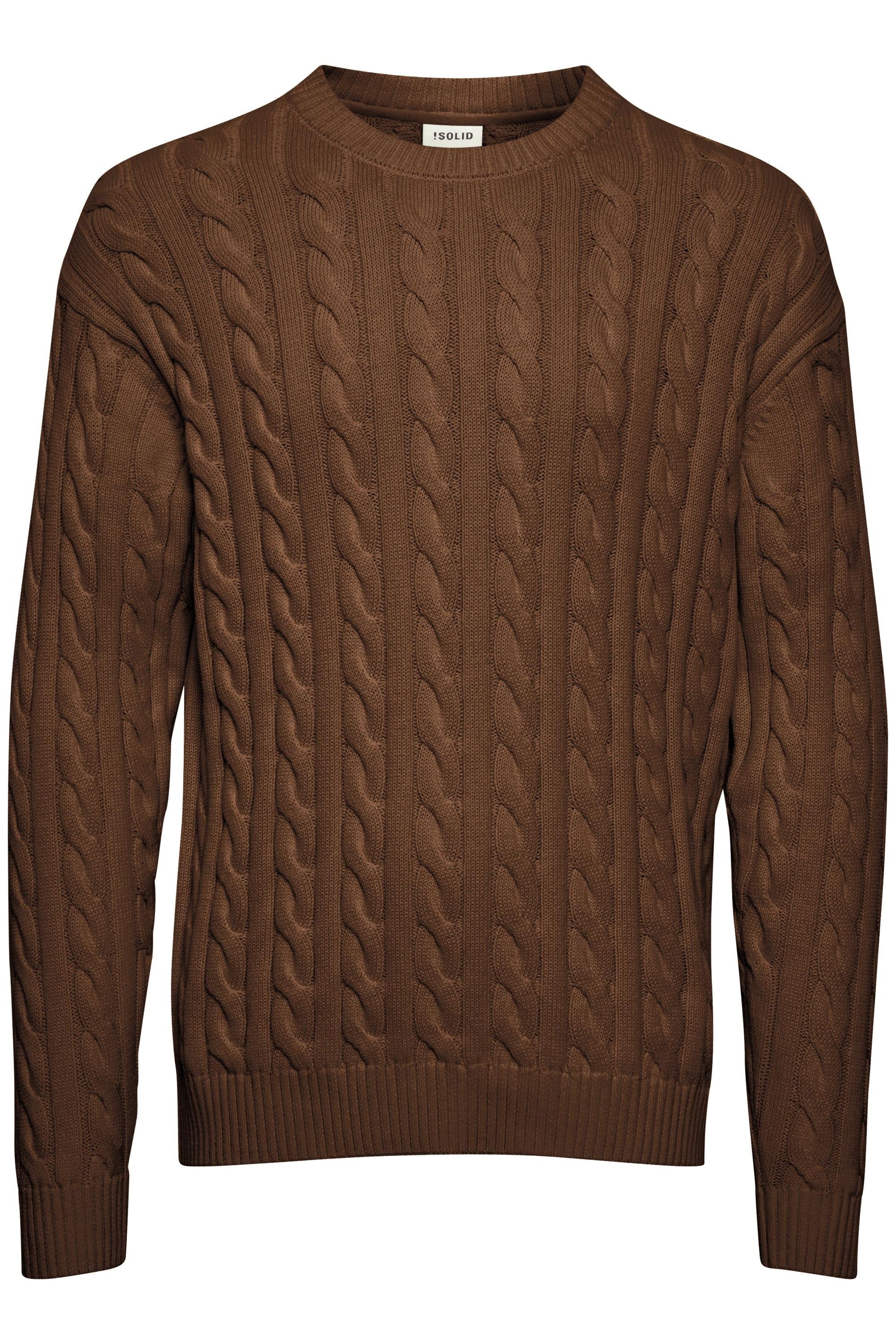 Solid Strickfleece-Pullover "Strickpullover SDMalcolm"