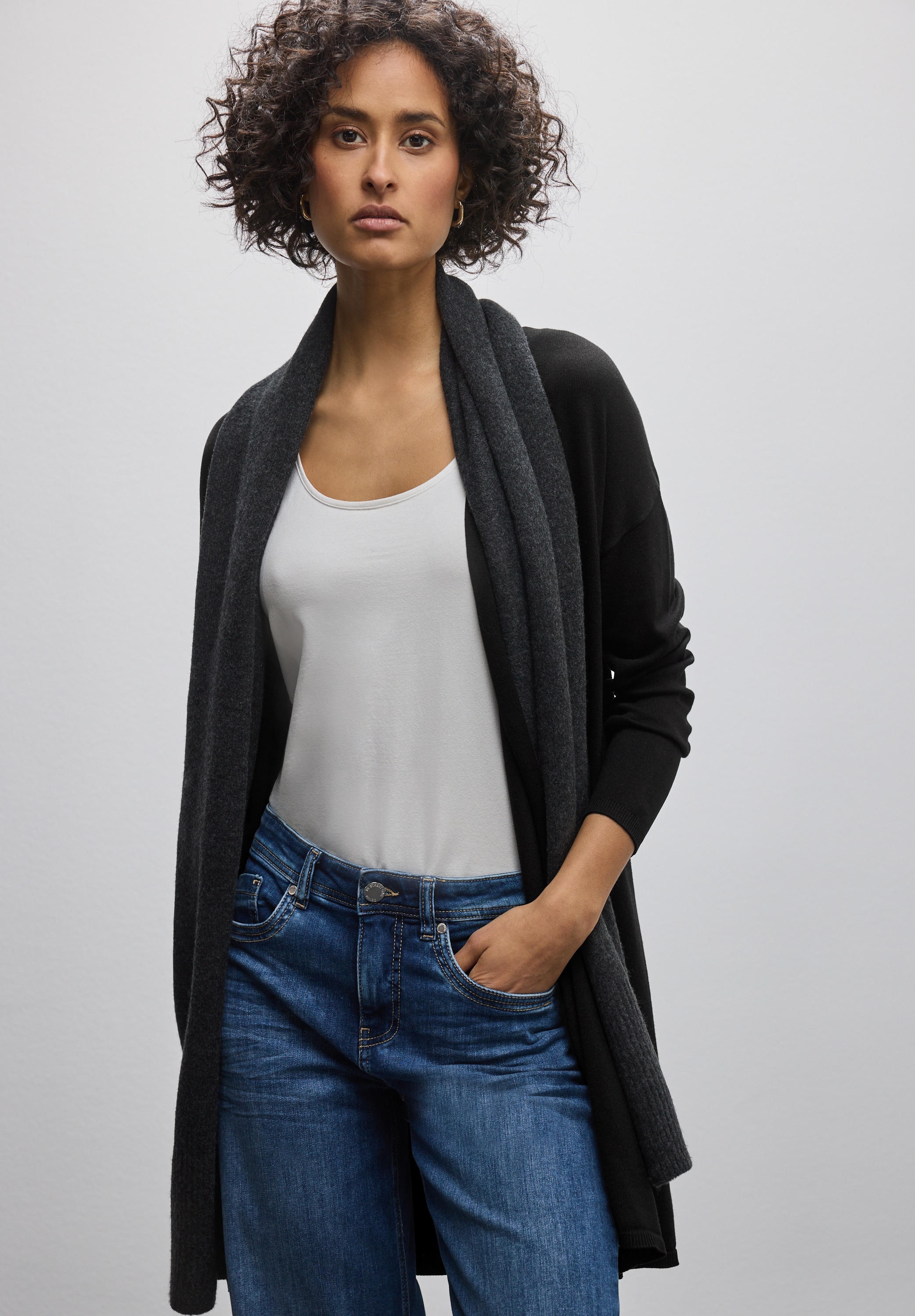 STREET ONE Strickjacke aus softer Viskose