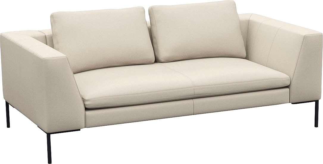 FLEXLUX 2,5-Sitzer »Loano«, modernes Sofa, frei im Raum stellbar, lose Kissen, Kaltschaum im Sitz