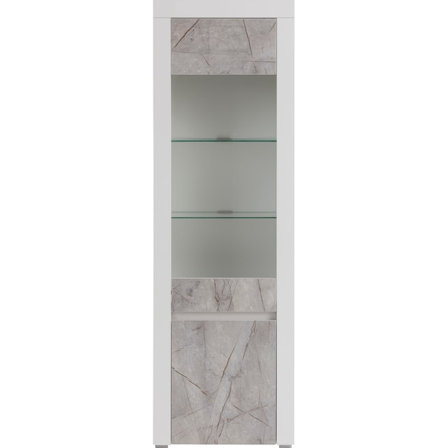 Home affaire Vitrine »Stone Marble«, mit einem edlen Marmor-Optik Dekor, Breite  64 cm bestellen | BAUR