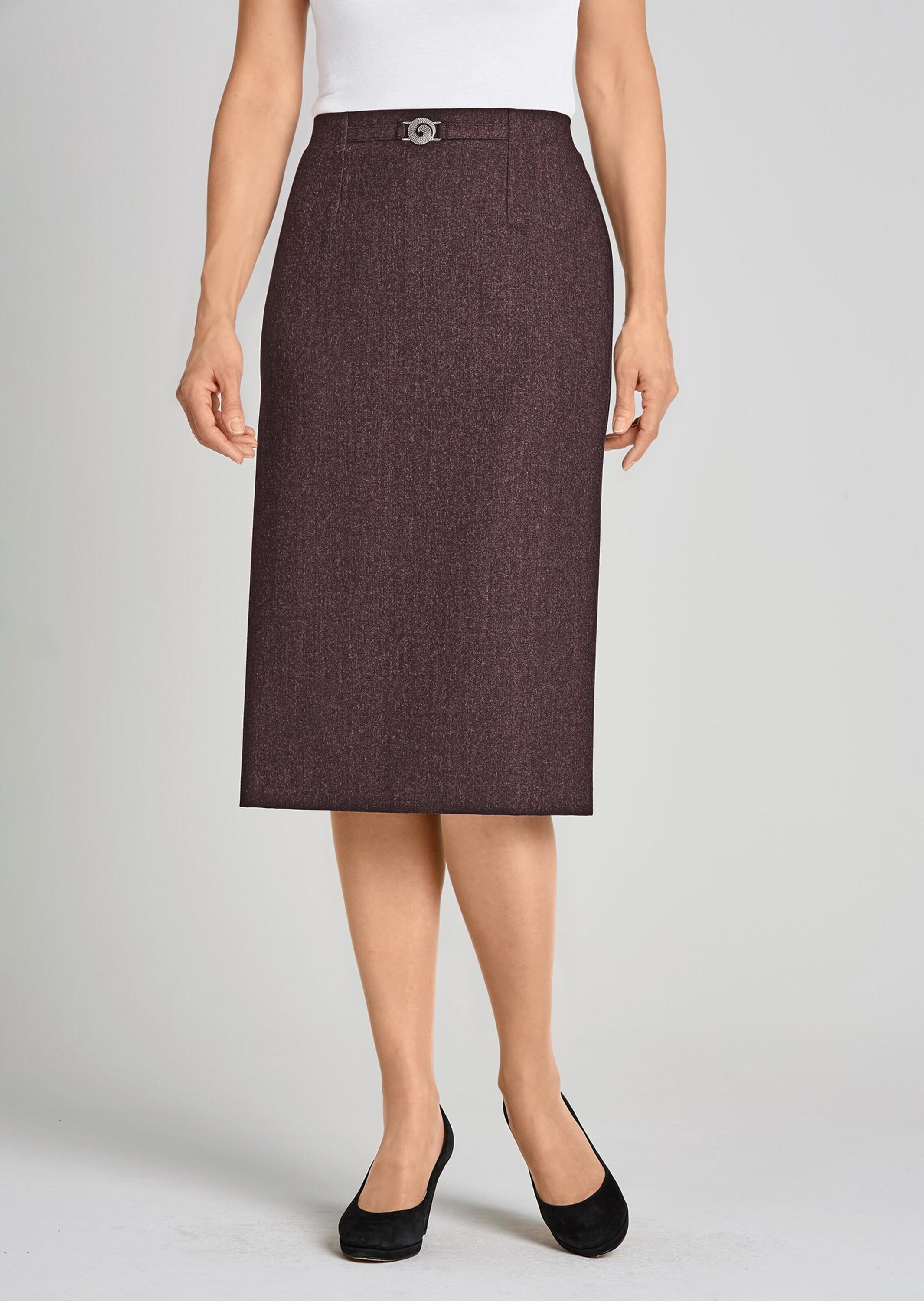 Thumbnail - GOLDNER Midirock "Kurzgröße Klassischer Schurwoll-Schlupfrock" Ohne