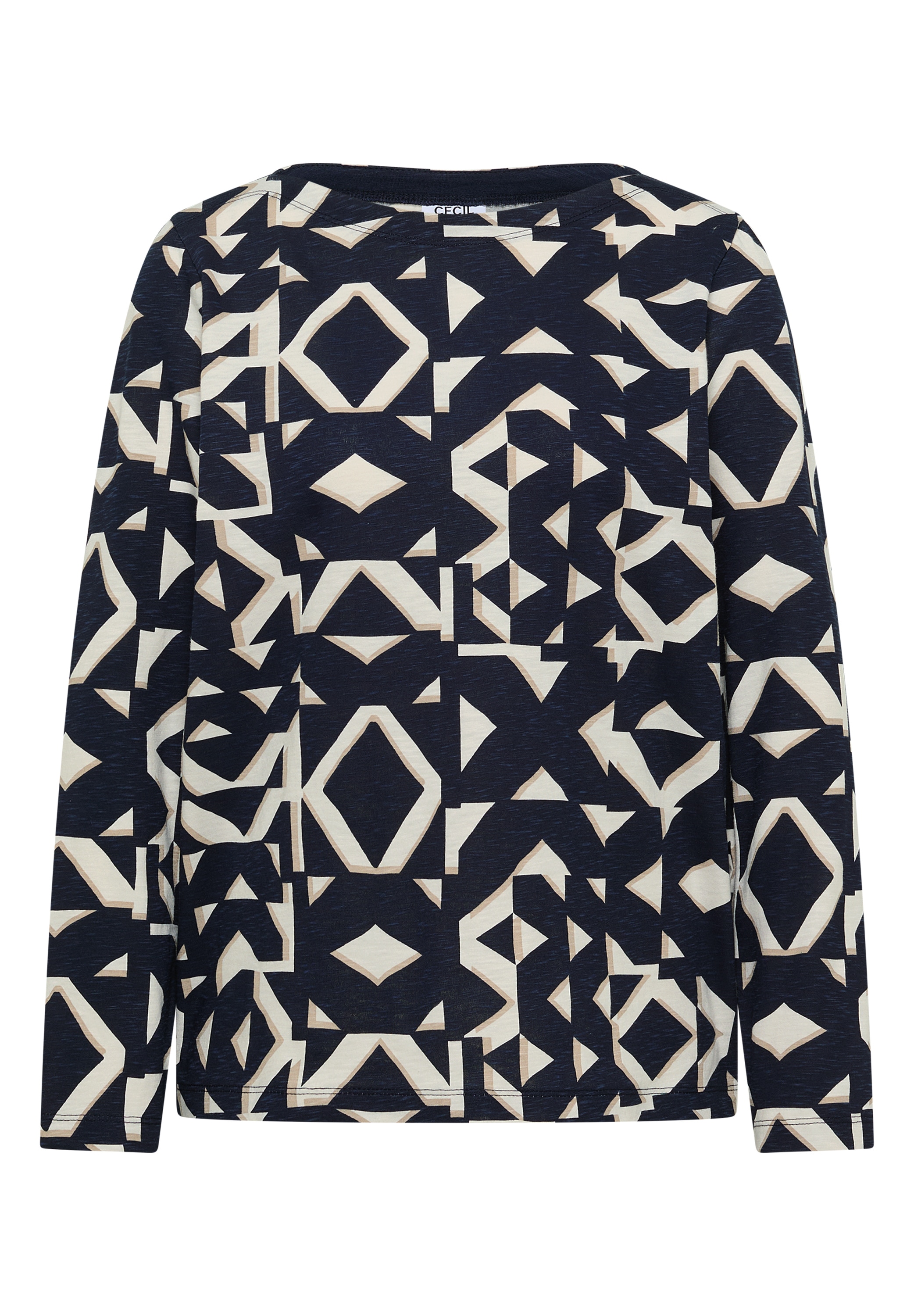 Cecil Langarmshirt mit U-Boot-Ausschnitt