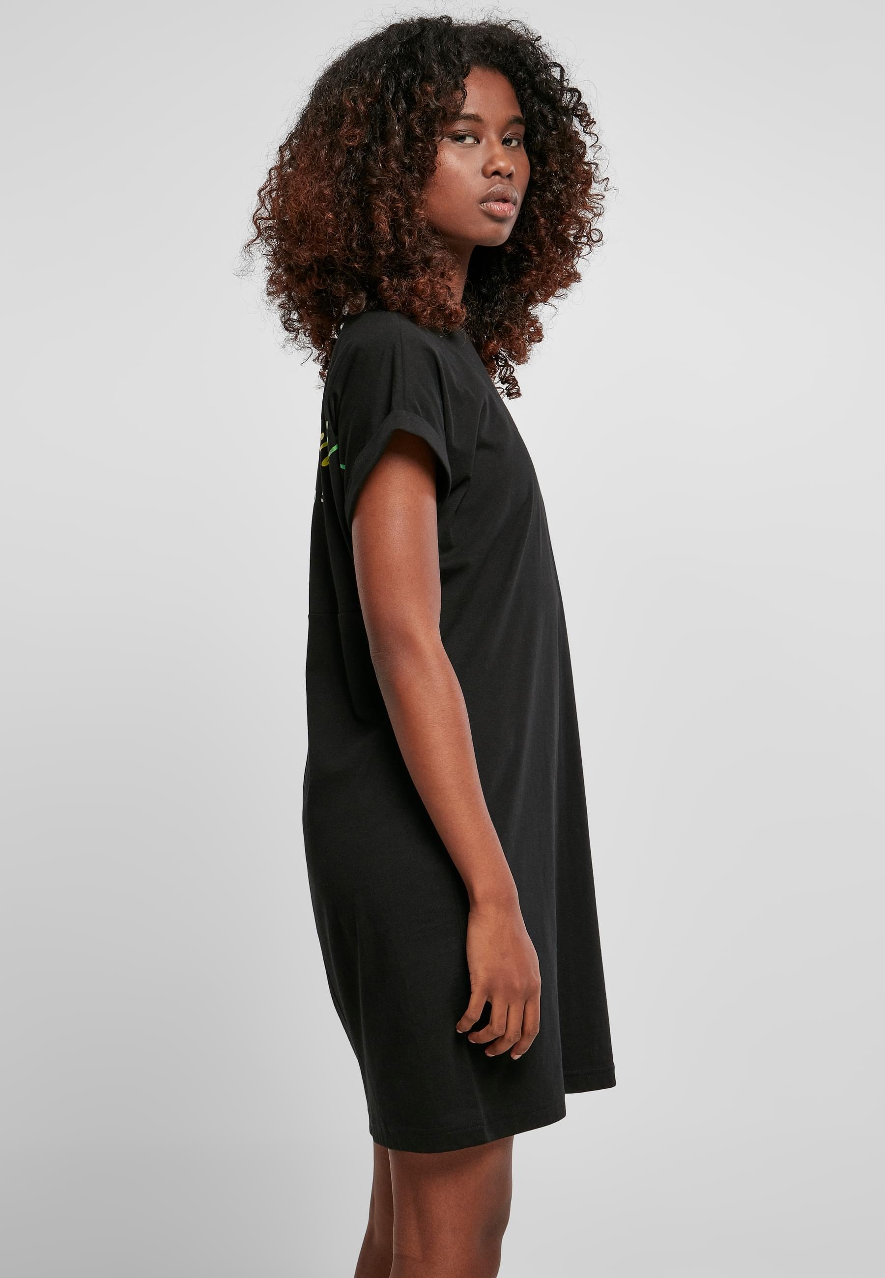 URBAN CLASSICS Shirtkleid »Urban Classics Damen Ladies Rainbow Tee Dress«, (1 tlg.)
