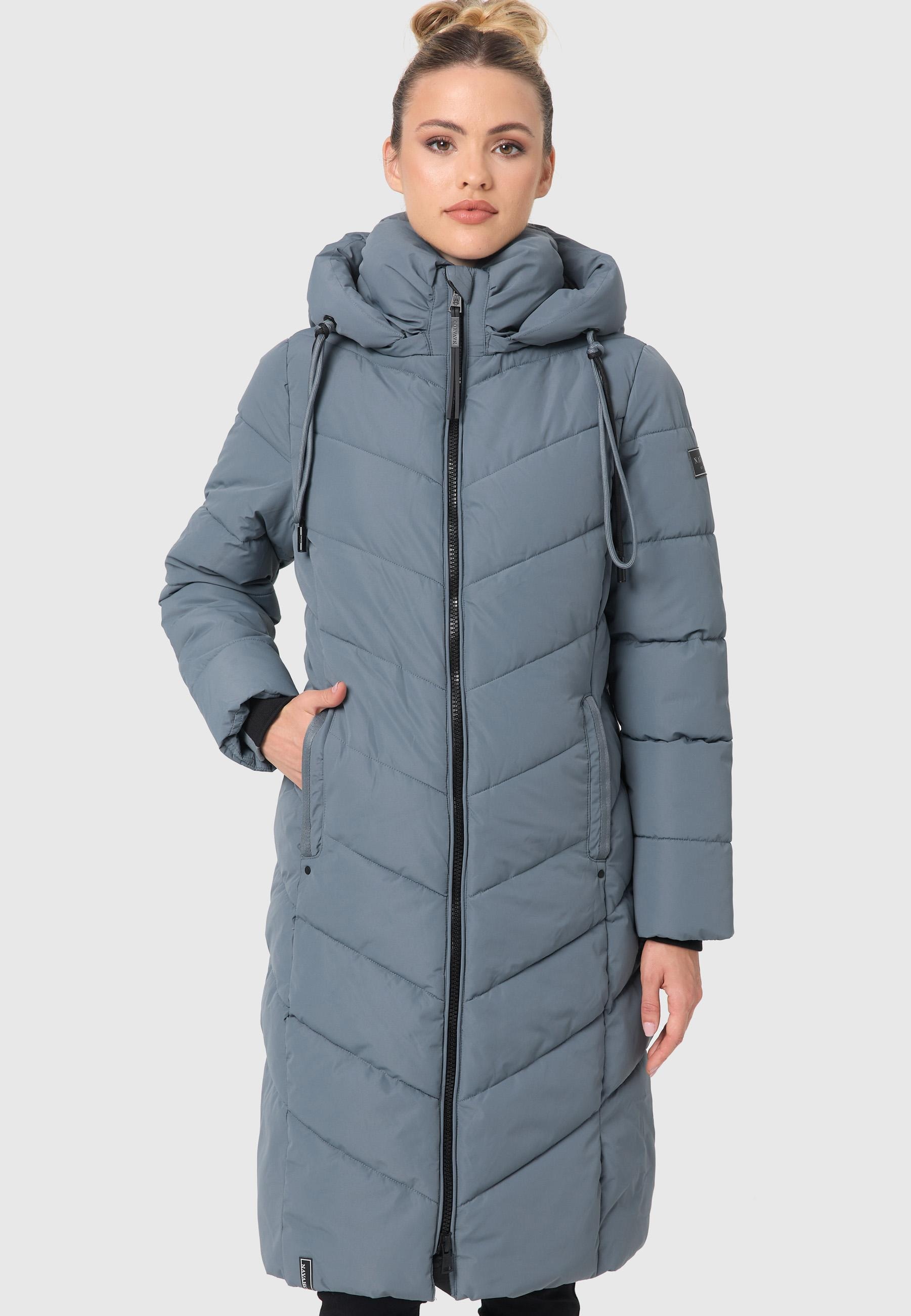 Navahoo Steppmantel »Sahnekatzii XIV«, Schicker Wintermantel mit kuschlig warm wattiertem Kragen