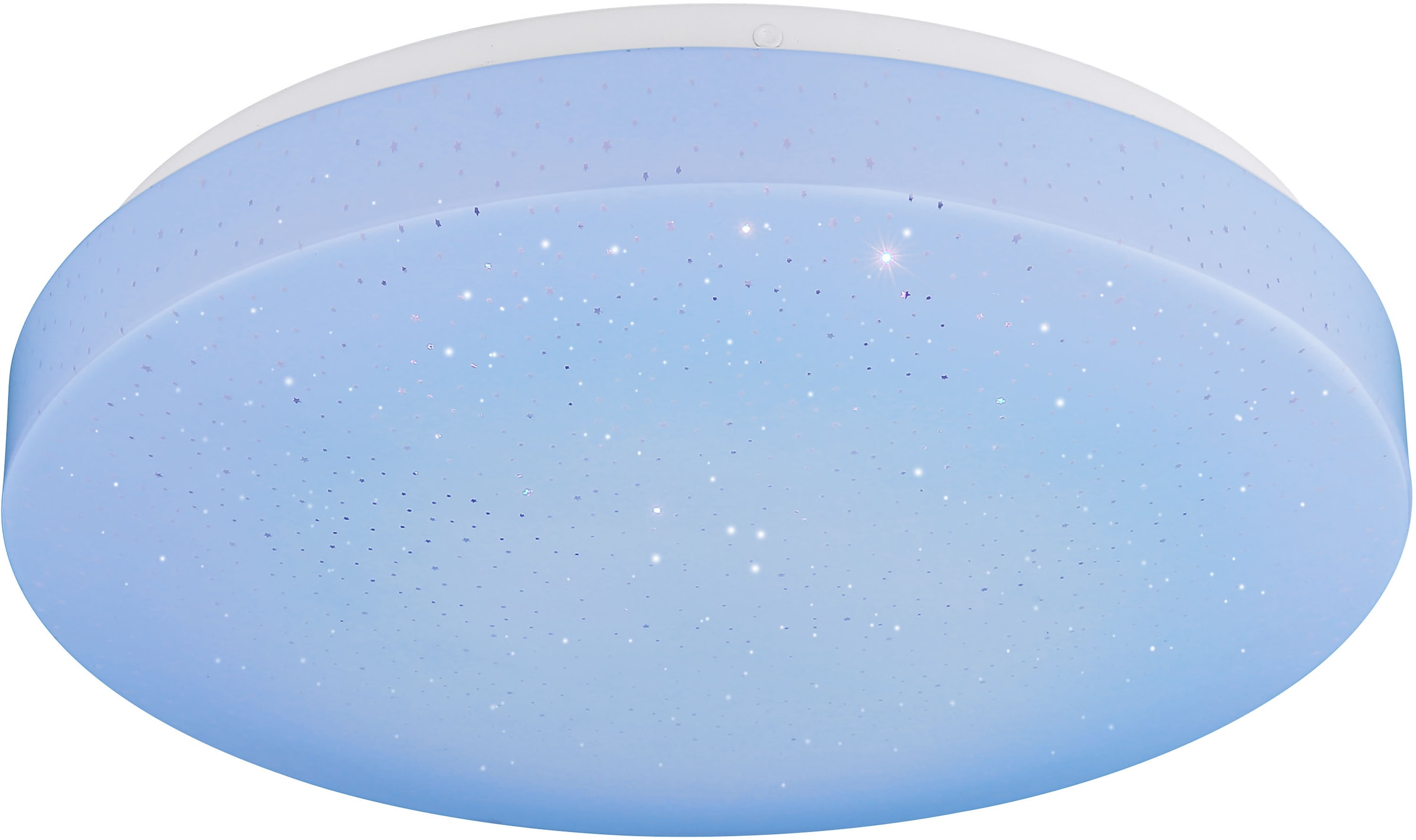 GLOBO LIGHTING LED Deckenleuchte »WARATA«, Leuchtmittel LED-Modul | LED fest integriert, Deckenlampe/rund/Wohnzimmer/Schlafzimmer/Farben: rot-grün-blau