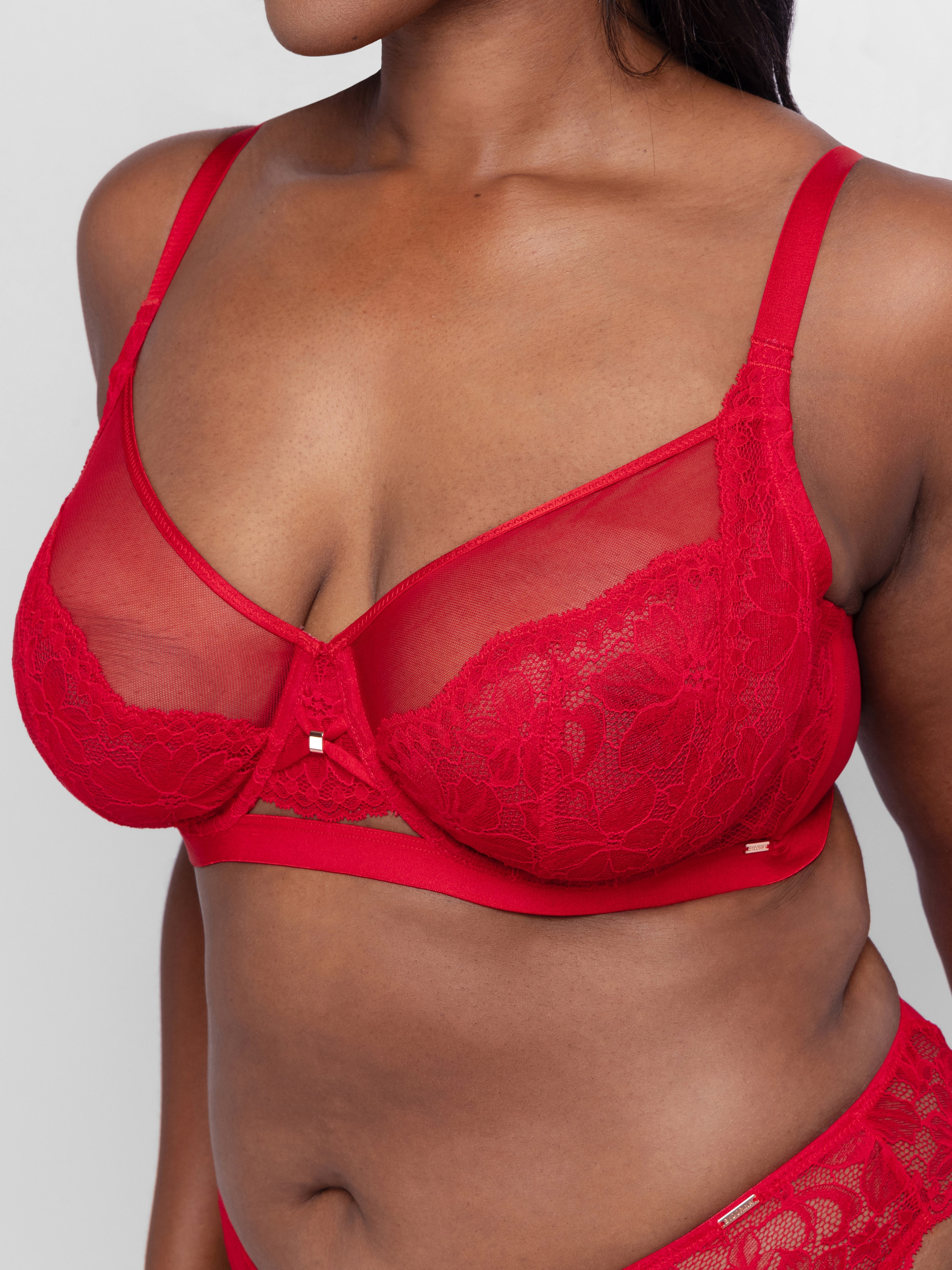 Dorina "Jemma" feminin, nicht gefüttert, elastisch, florale Spitze