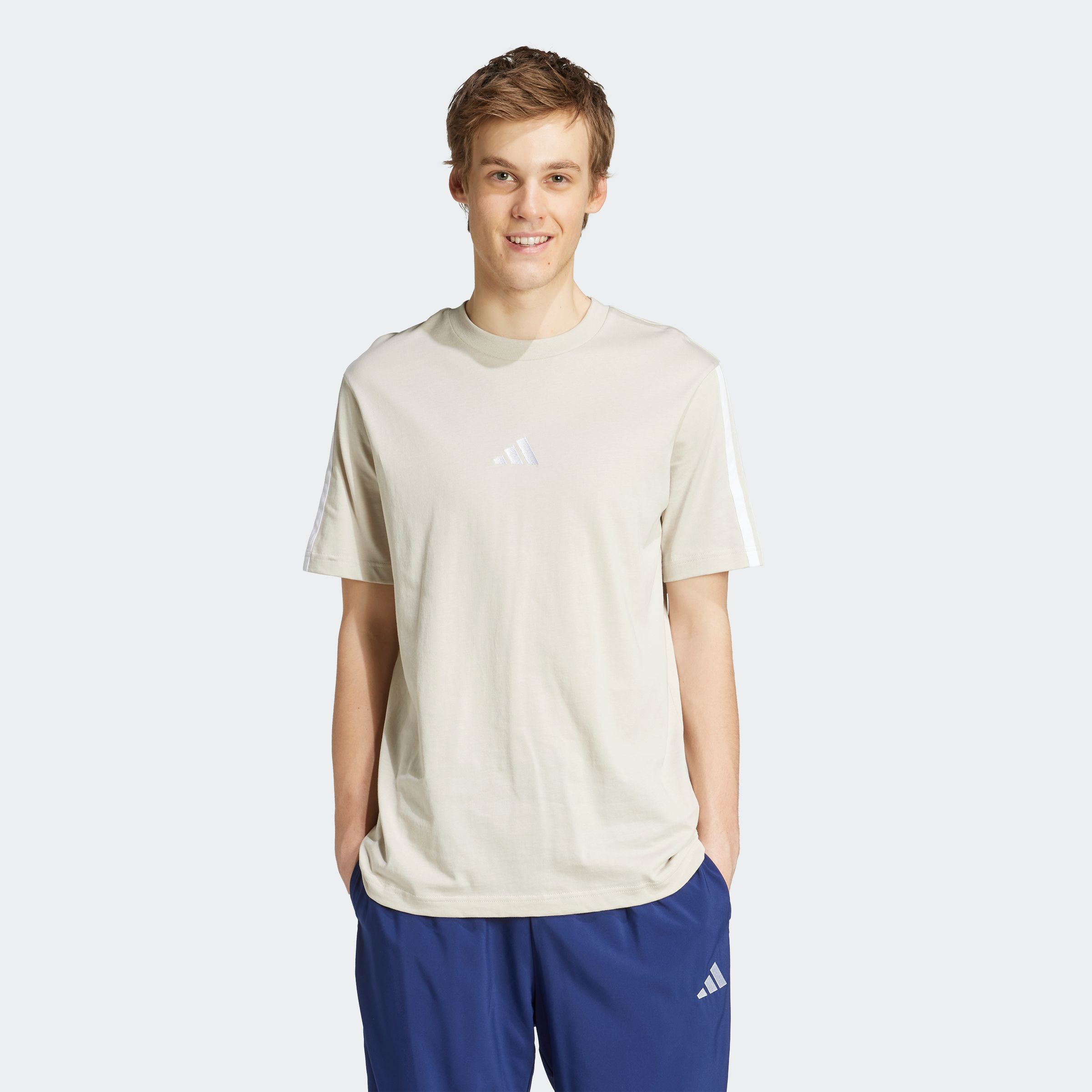 adidas Sportswear T-Shirt "M 3S SJ T B" mit sportlichem Stil, Kurzarm, ohne Verschluss, aus Baumwolle
