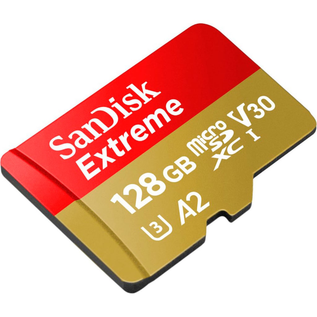 Sandisk Speicherkarte »Extreme 128GB«, (UHS Class 3 190 MB/s Lesegeschwindigkeit)