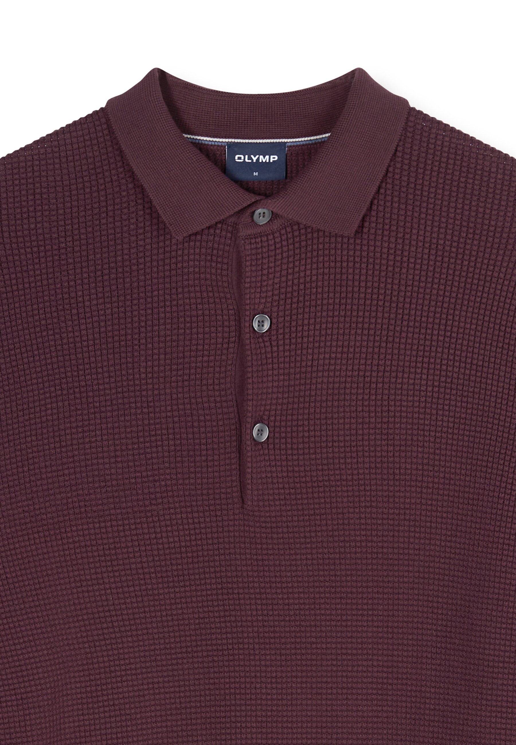 OLYMP Langarm-Poloshirt »OLYMP Casual Strick, Polo langarm«