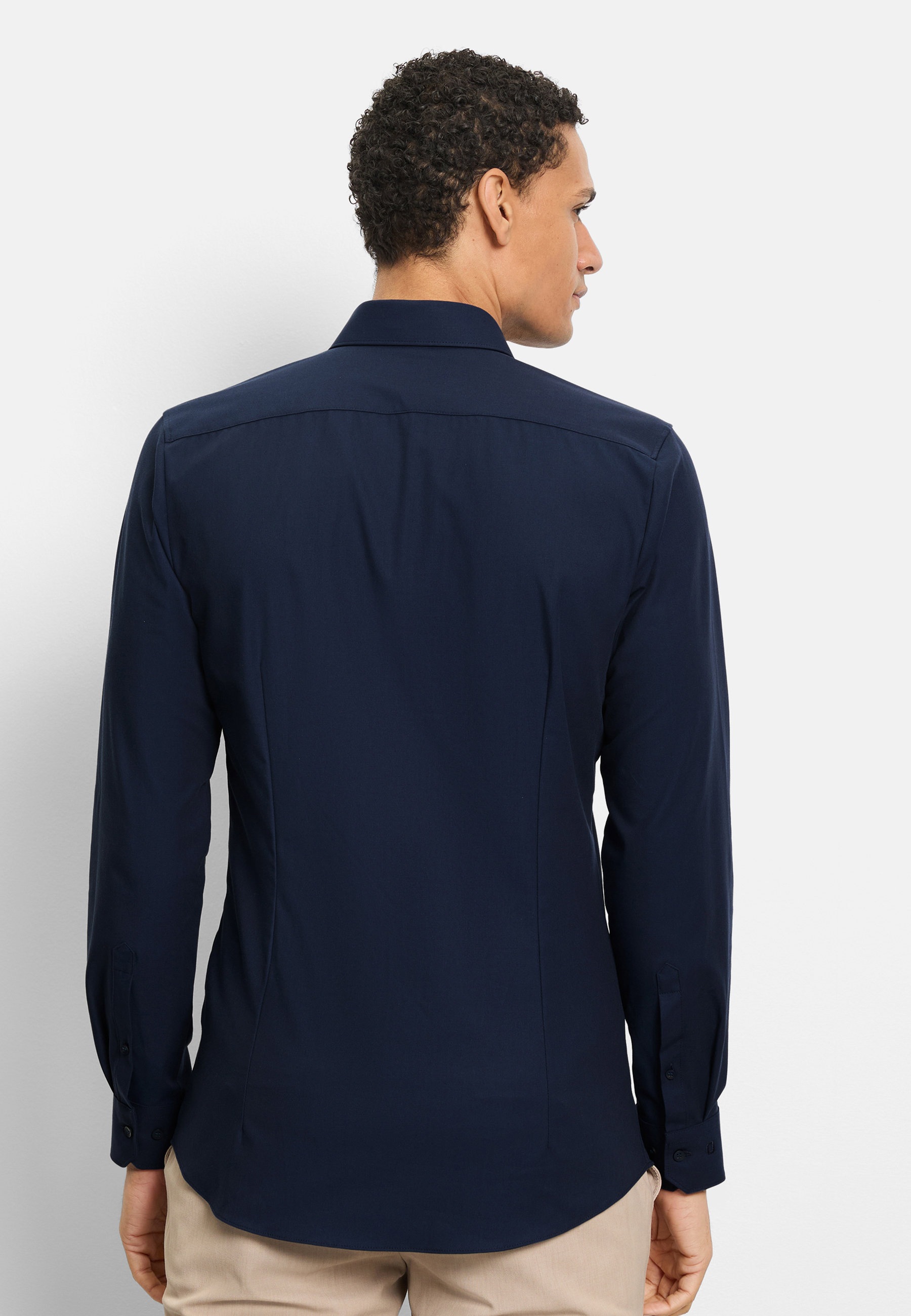 OLYMP No. Six 24/Seven Shirt Navy 38 3