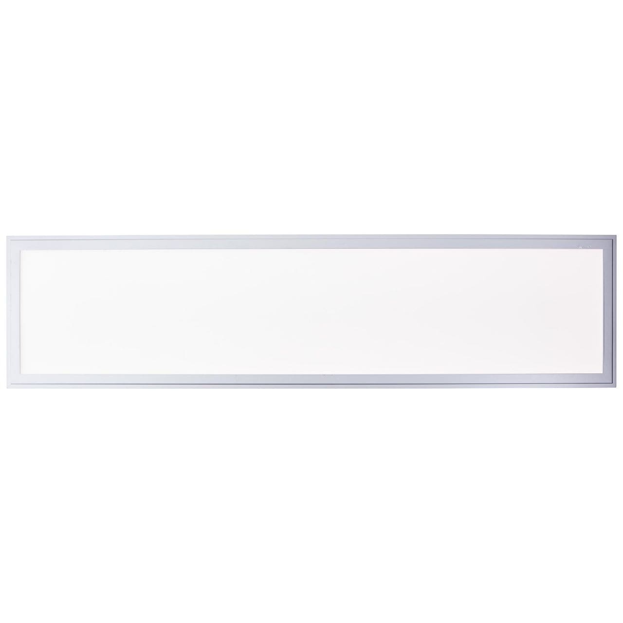 Brilliant LED Panel »Flat«, 1 flammig-flammig, 100 x 25 cm, dimmbar, CCT, 3400 lm, Fernbedienung, silberfarben