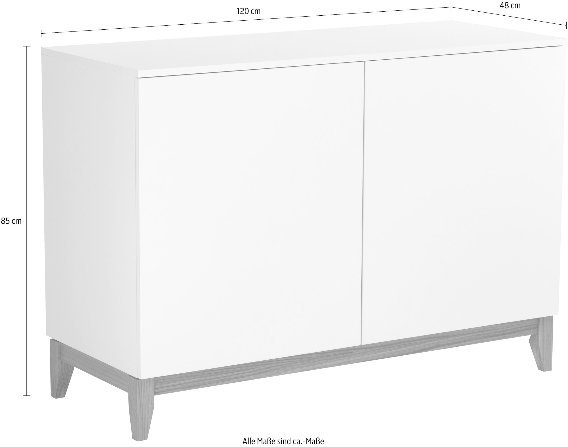 Woodman Sideboard »Elinee«, im angesagten skandinavischen Look, Breite 120 cm