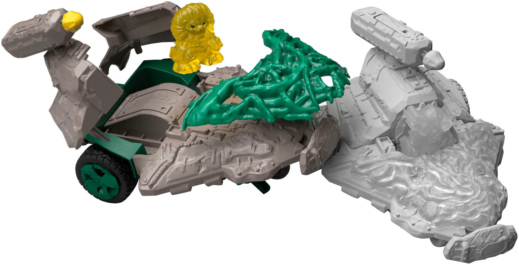 Schleich® Spielzeug-Auto »ELDRADOR® CREATURES, Dschungel Düsenjet Fahrzeug (42666)«, mit Mini Cretaure; Made in Europe