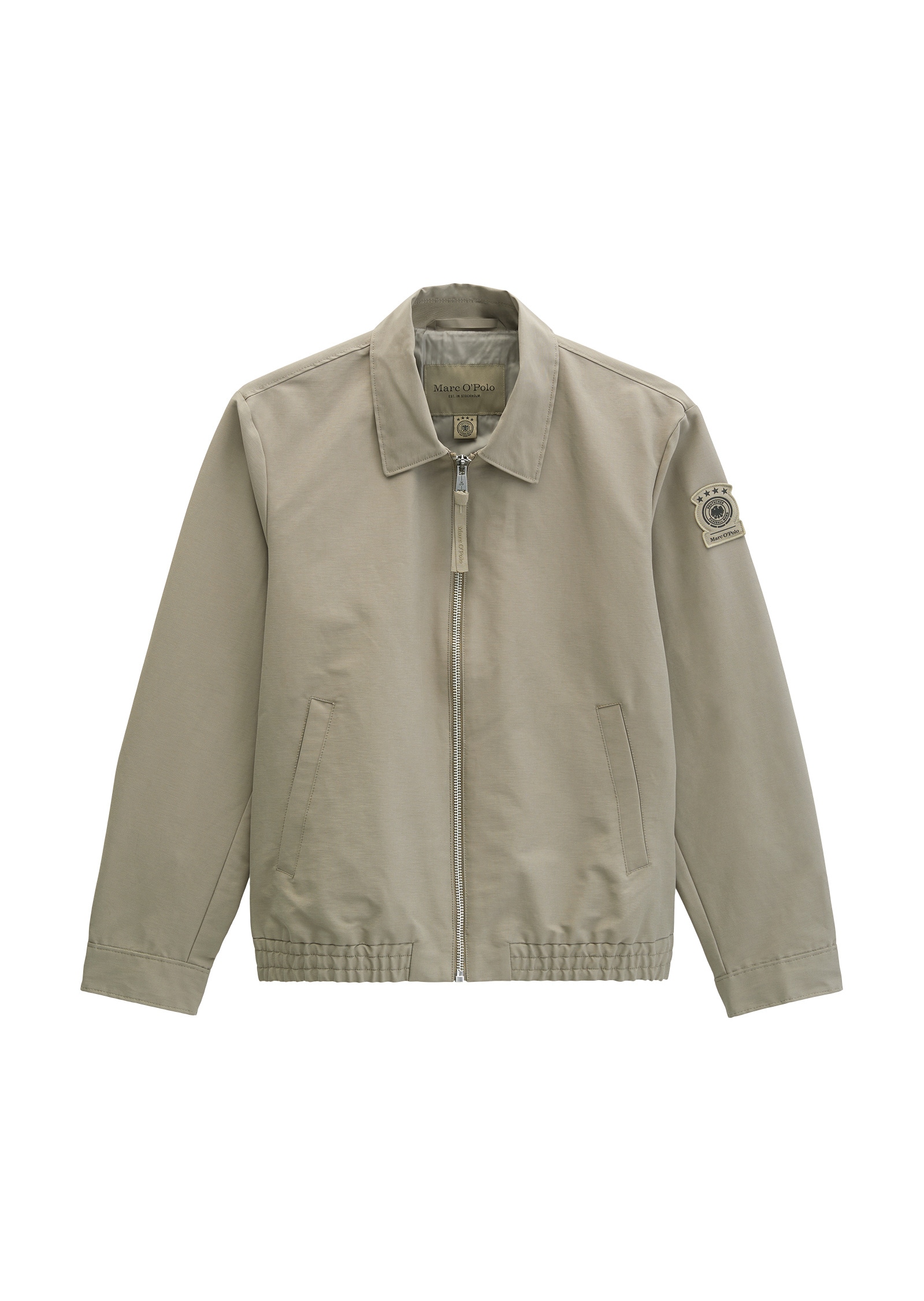 Marc O'Polo Outdoorjacke »aus wasserabweisendem Bio-Baumwoll-Canvas« ohne Kapuze
