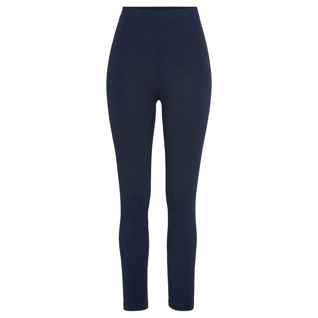 Vivance active Leggings, (2er-Pack), mit Gummibund, Loungewear