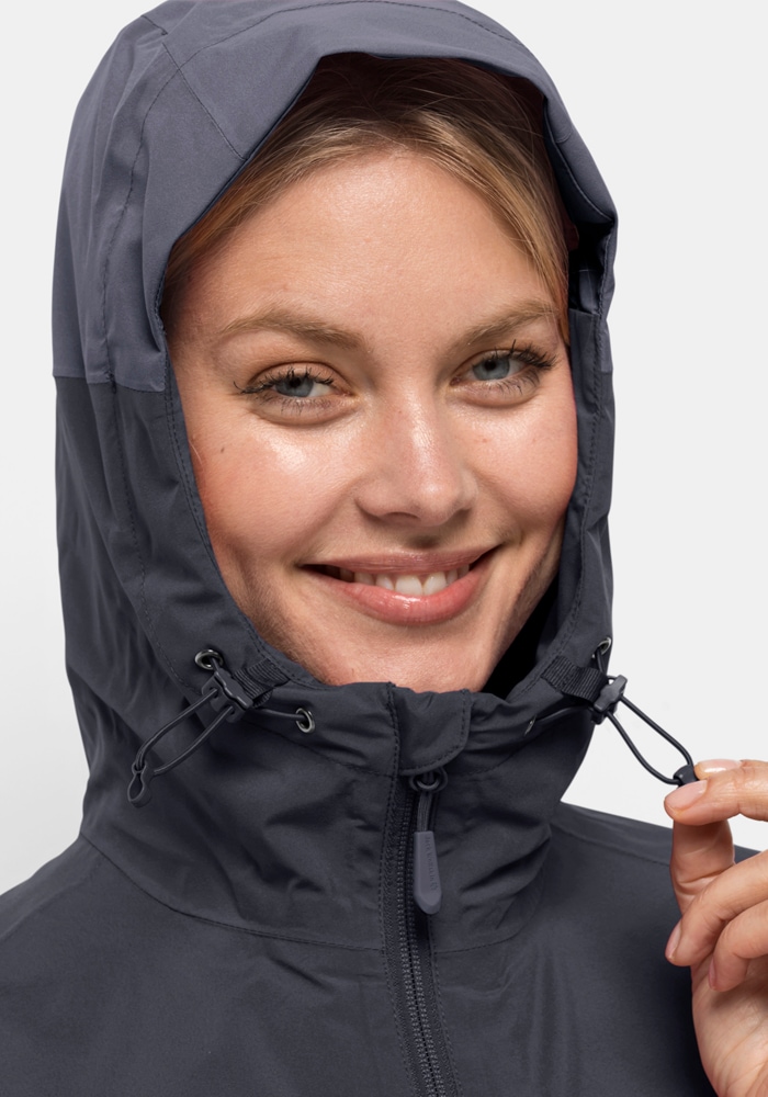 Jack Wolfskin Outdoorjacke »WEILTAL 2L JKT W«, mit Kapuze