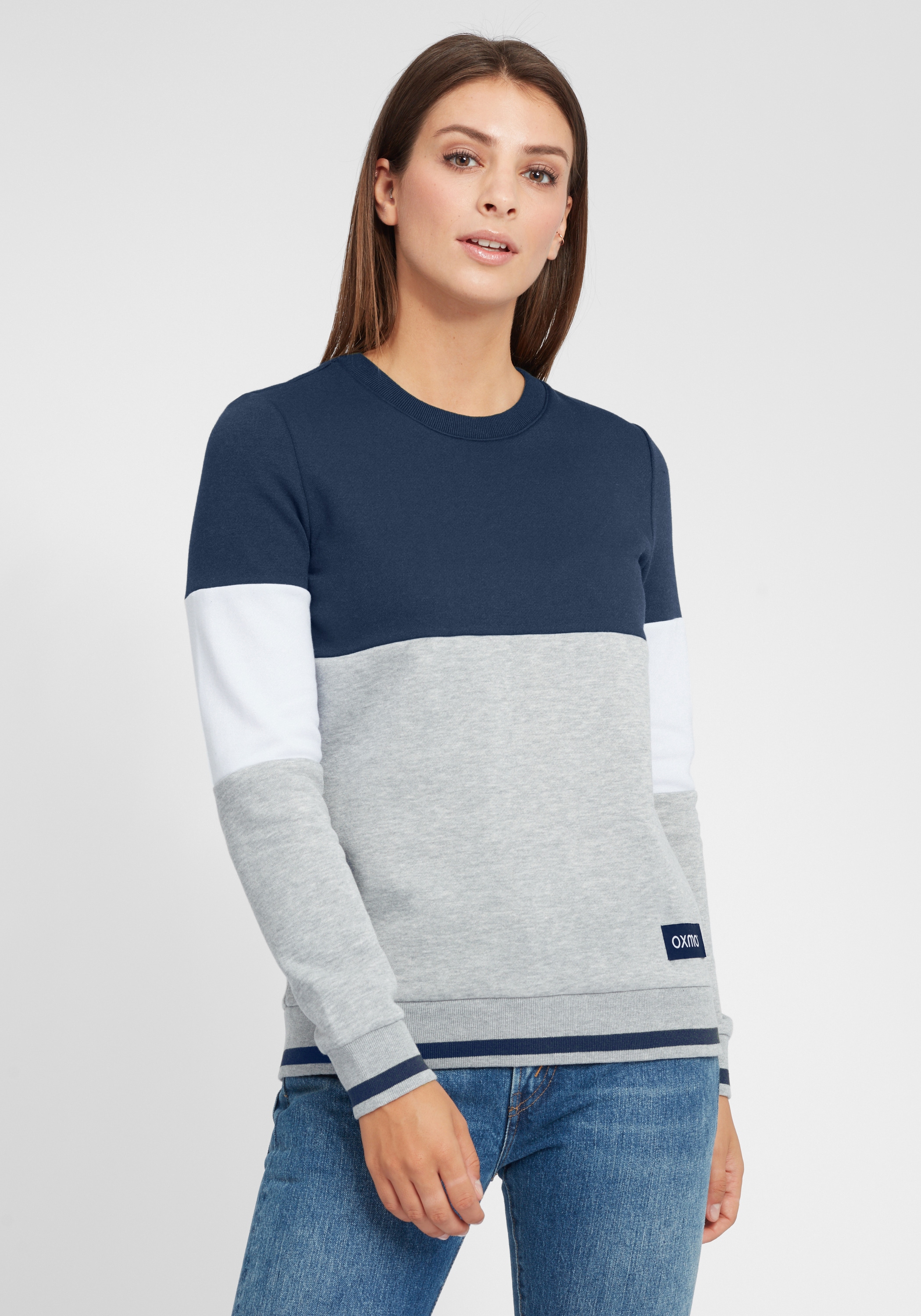 OXMO Rundhalspullover »Sweatpullover OXOmaya«