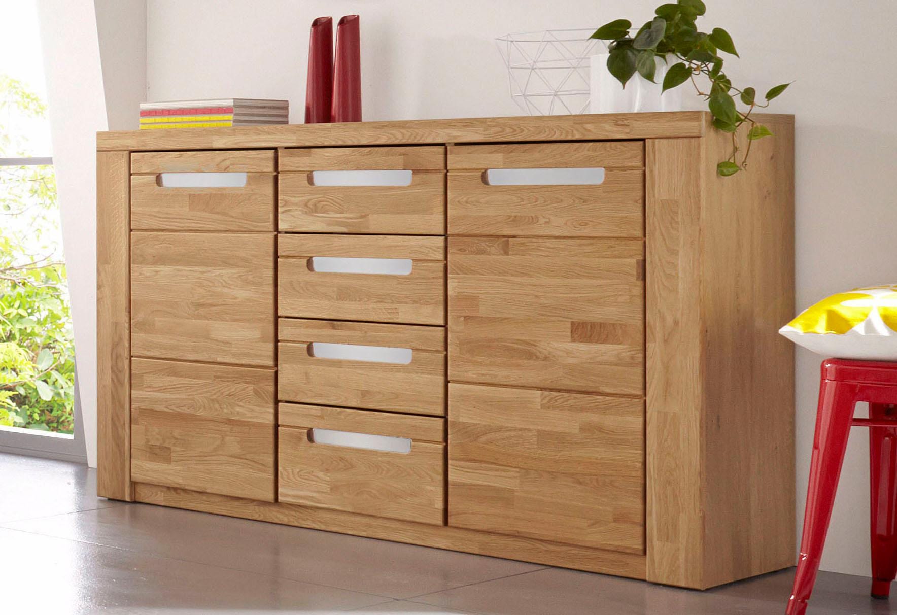 Woltra Sideboard Kolding, Breite 140 cm mit 4 Schubkästen