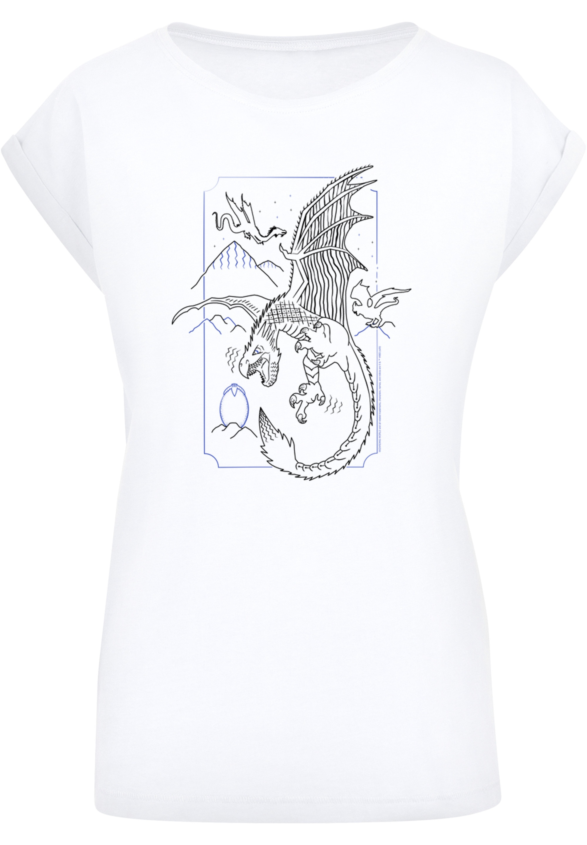 F4NT4STIC T-Shirt "Harry Potter Dragon Line Art", Print günstig online kaufen