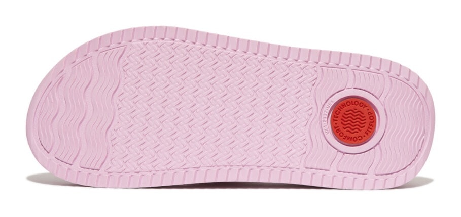 Fitflop Zehentrenner »SURFF WEBBING TOE«, Keilabsatz, Sommerschuh, Schlappen mit Microwobbleboard