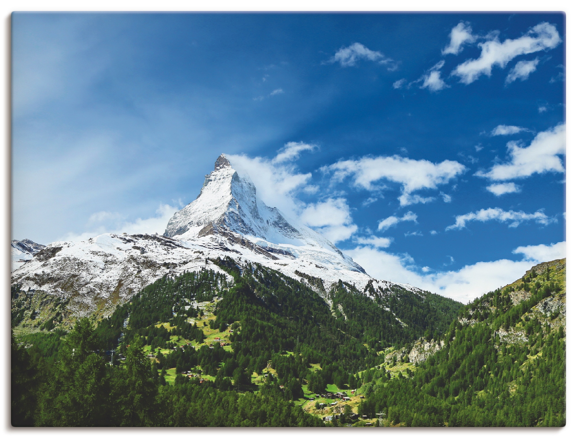 als Größen BAUR (1 bestellen oder Berge, | Wandbild Wandaufkleber Poster versch. St.), in »Matterhorn«, Leinwandbild, Artland