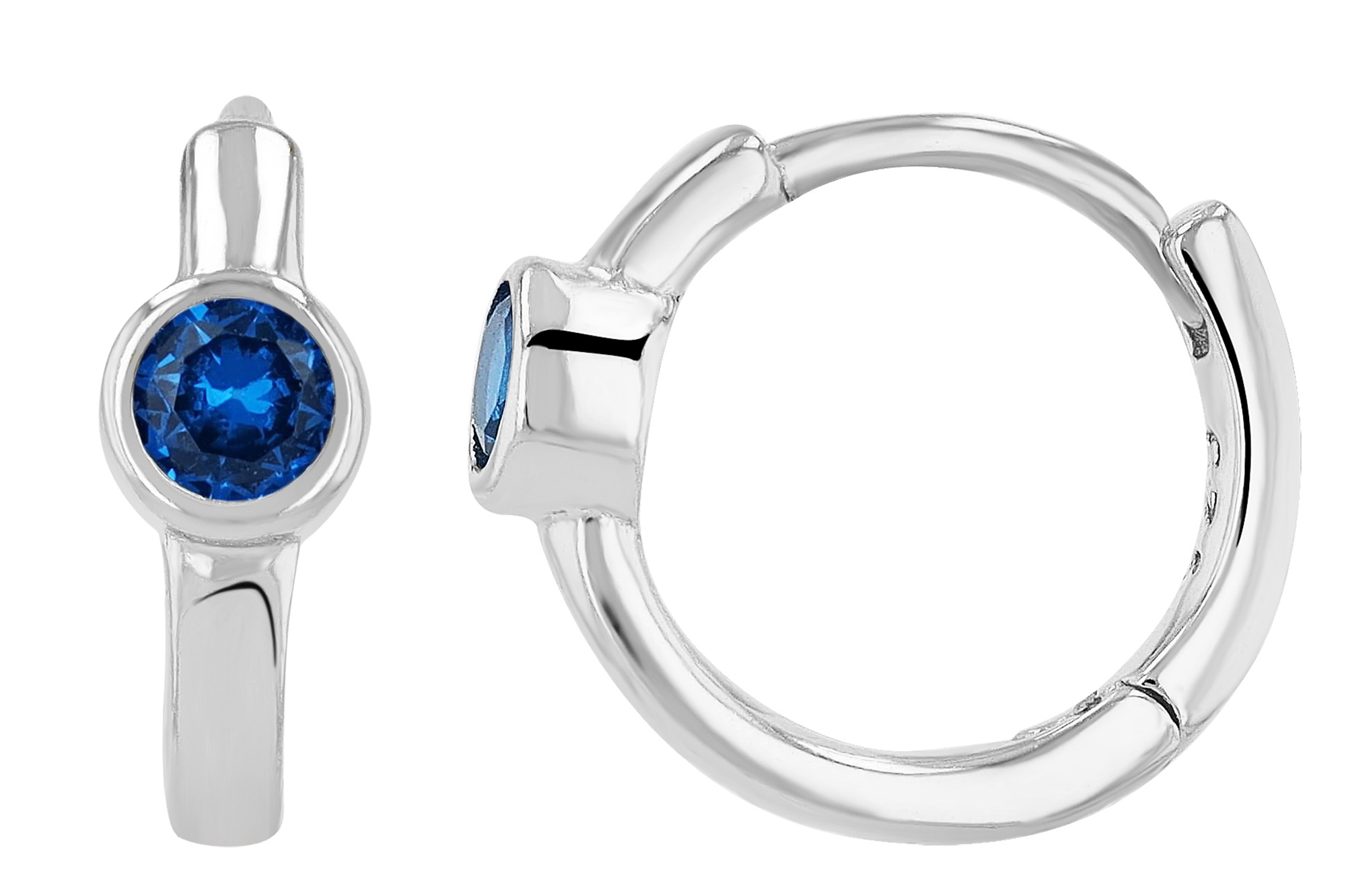 Adelia´s Klappcreolen "Damen Ohrringe – Klappcreole aus 925 Silber mit Zirk günstig online kaufen