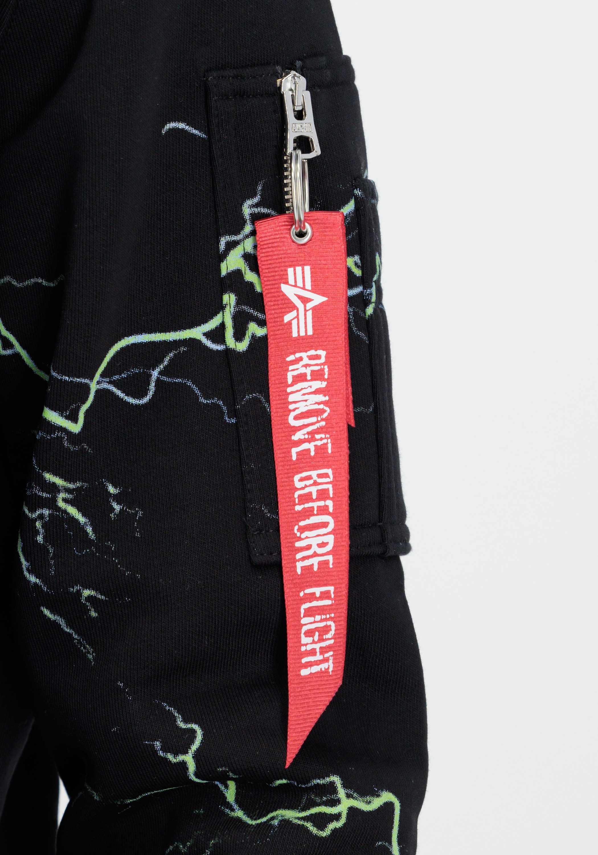 Alpha Industries Hoodie »Alpha Industries Men - Hoodies Lightning AOP Hoodie«