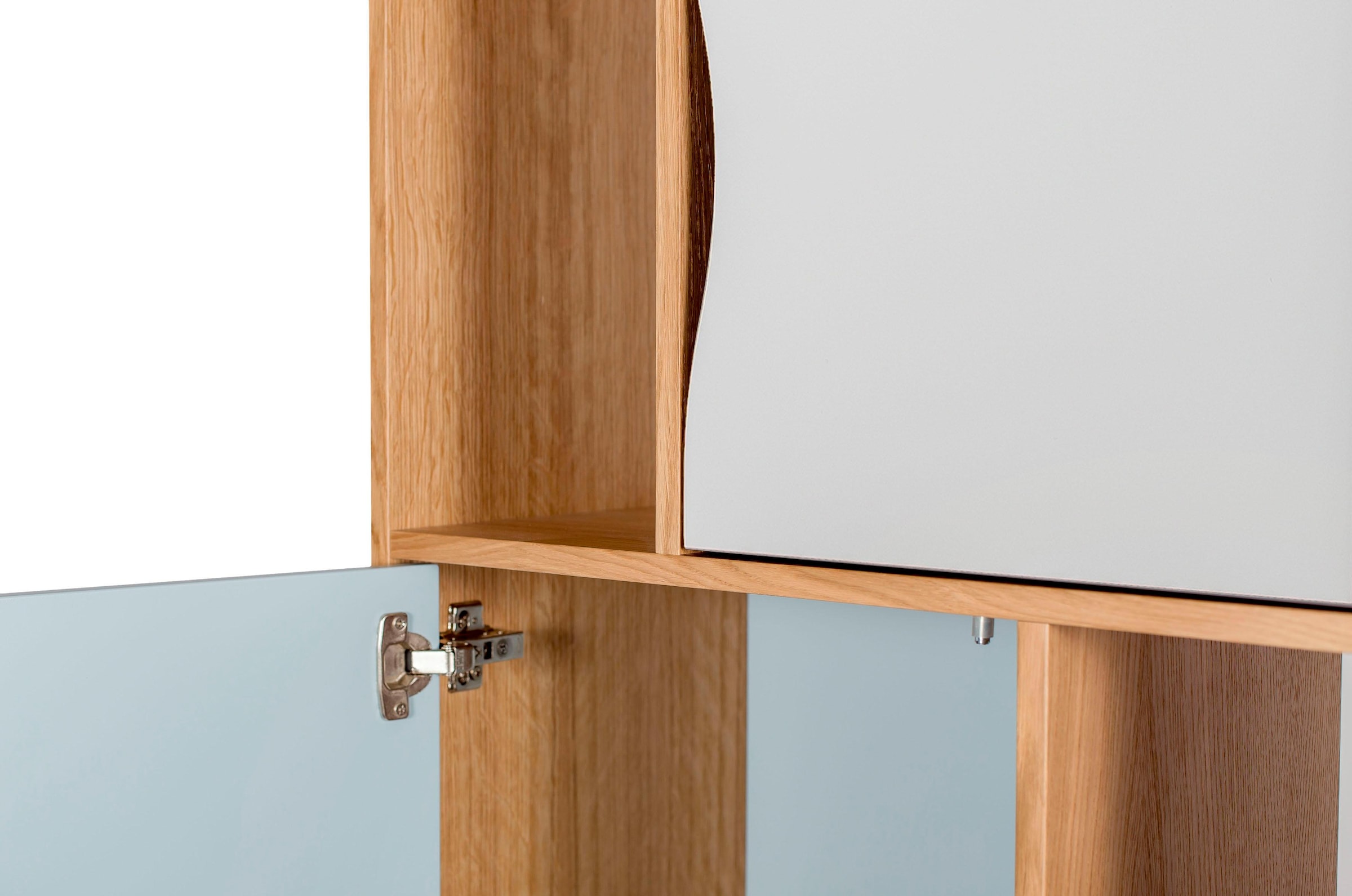 bestellen aus Design 191 Höhe cm, »Avon«, BAUR Woodman Eiche, Holzfurnier schlichtes Bücherregal | skandinavisches