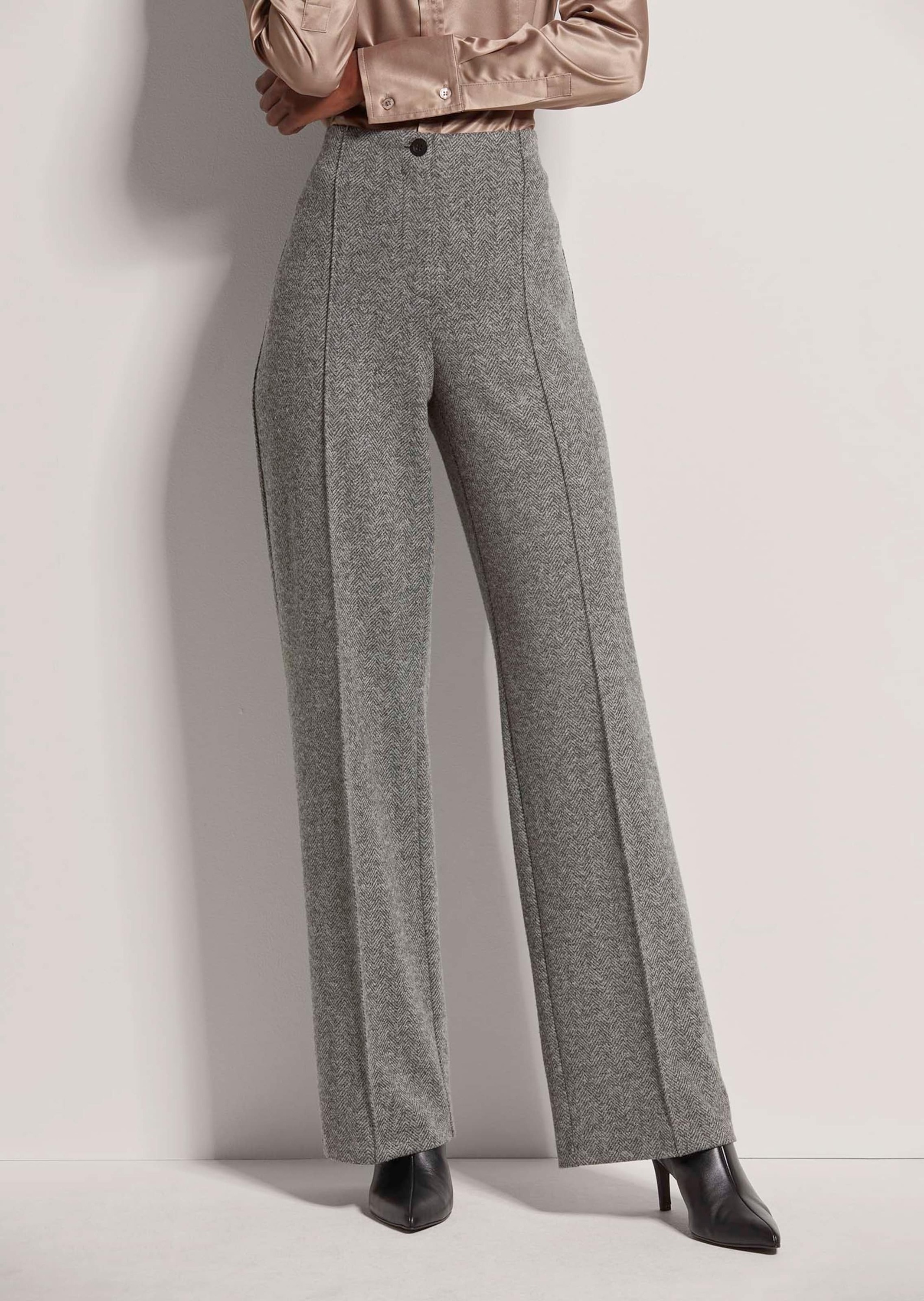 MADELEINE Bügelfaltenhose "Palazzohose Palazzohose mit weitem Bein" günstig online kaufen