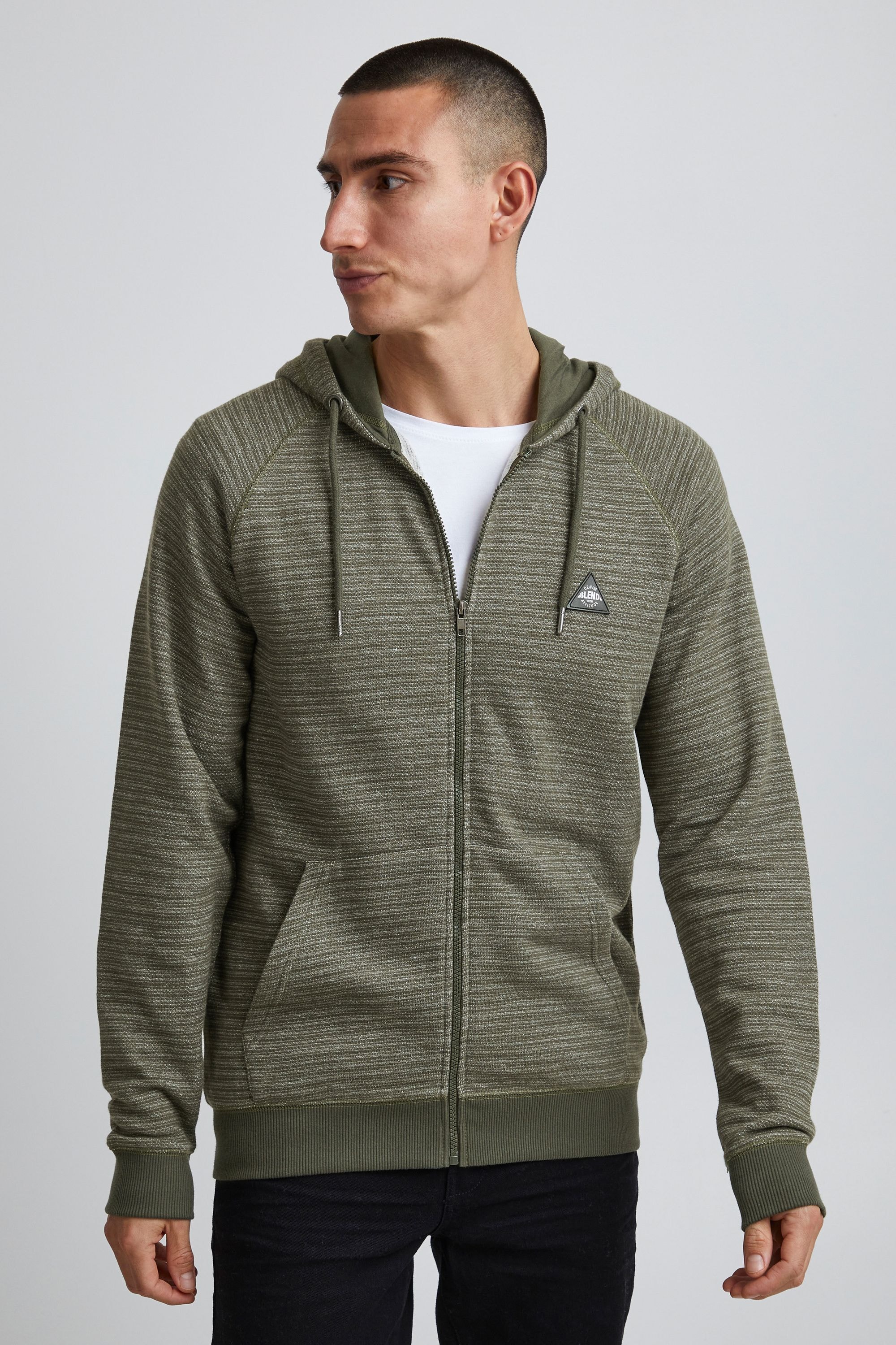 Blend Kapuzenpullover "BHNuka", Stilvolle Kapuzensweatjacke mit Kängurutasc günstig online kaufen