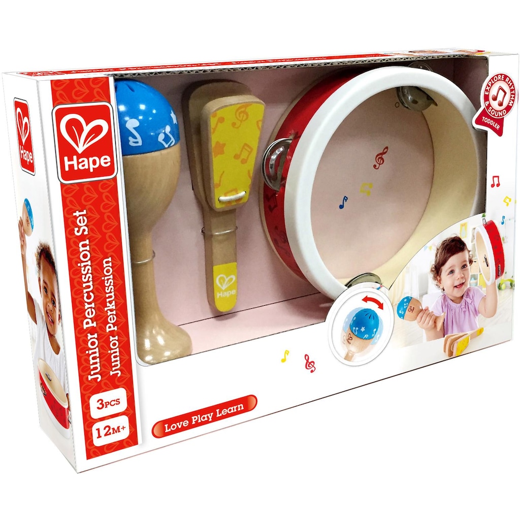 Hape Spielzeug-Musikinstrument »Junior Perkussion Set«