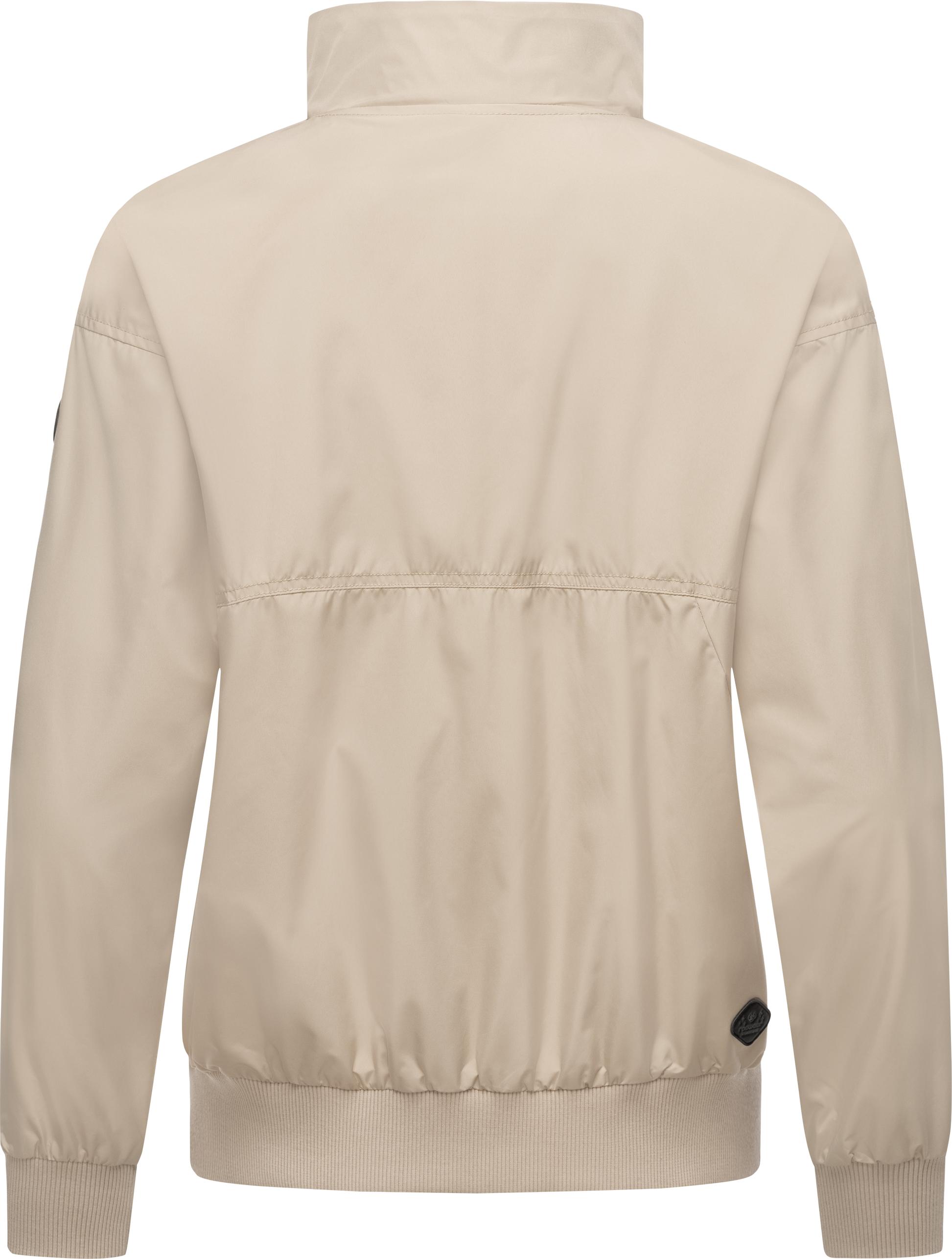 Thumbnail - Ragwear Outdoorjacke "Goona", ohne Kapuze, stylische, wasserdichte Übergangsjacke mit hohem Kragen
